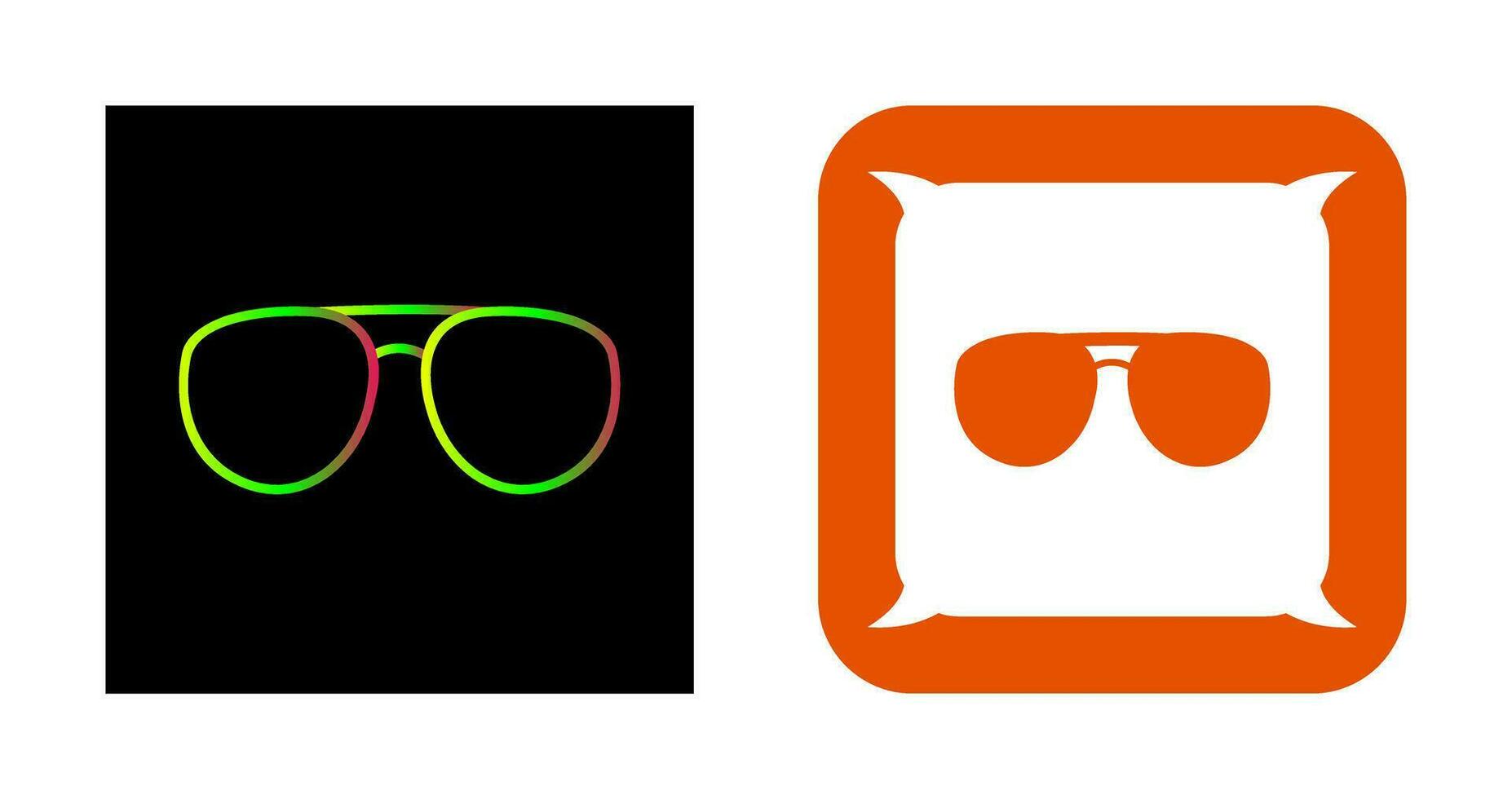 Unique Glasses Vector Icon