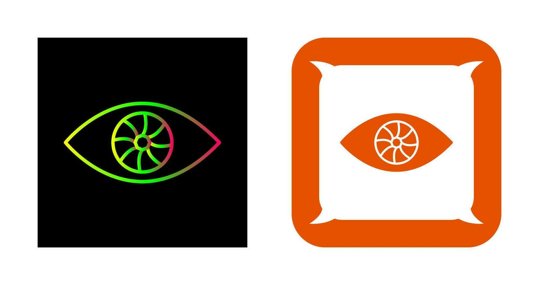 Unique Eye Vector Icon