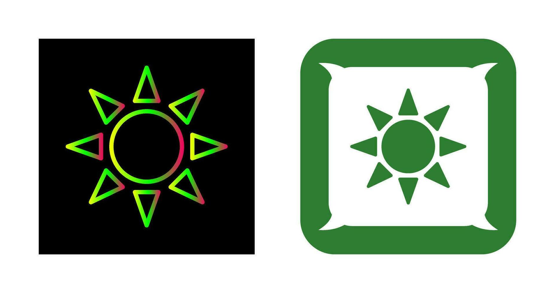 UV Radiation Vector Icon