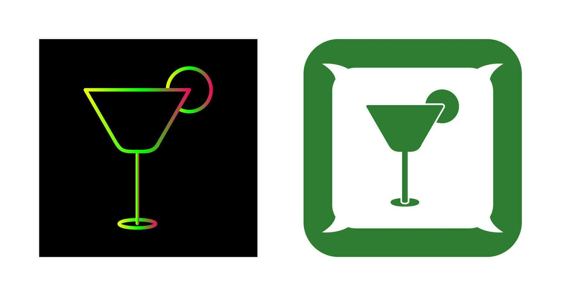 Cocktail Drink Vector Icon