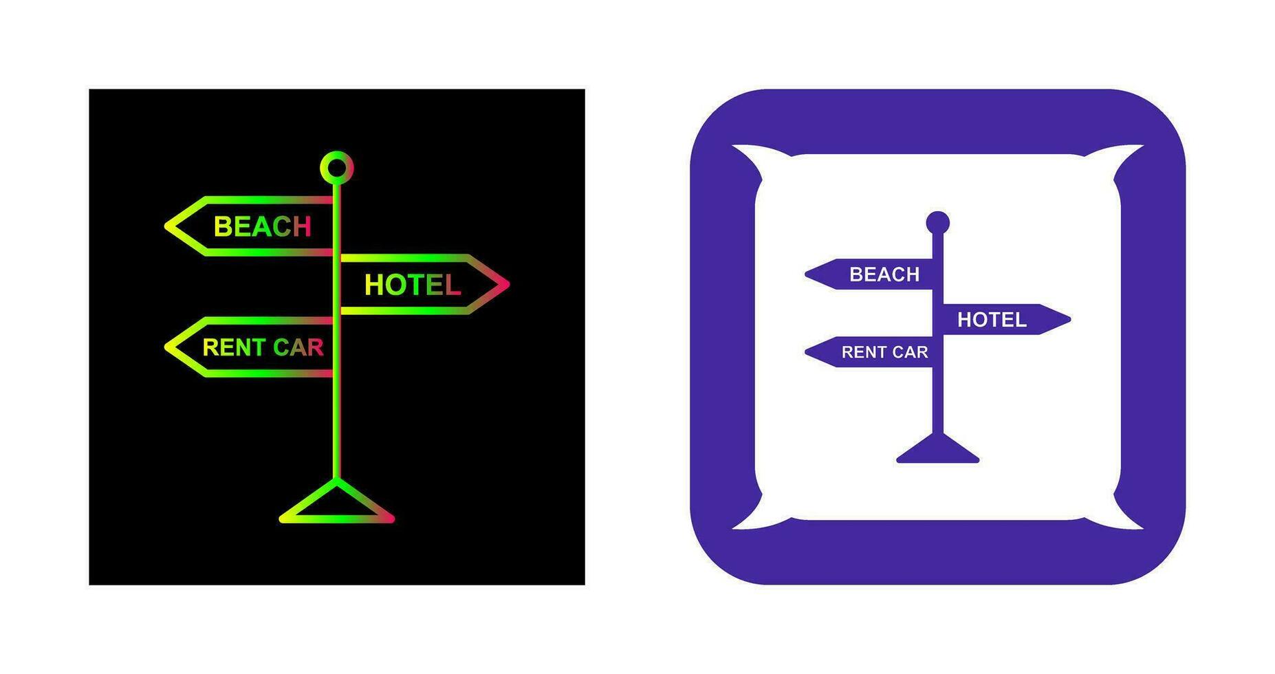 Signboard Vector Icon