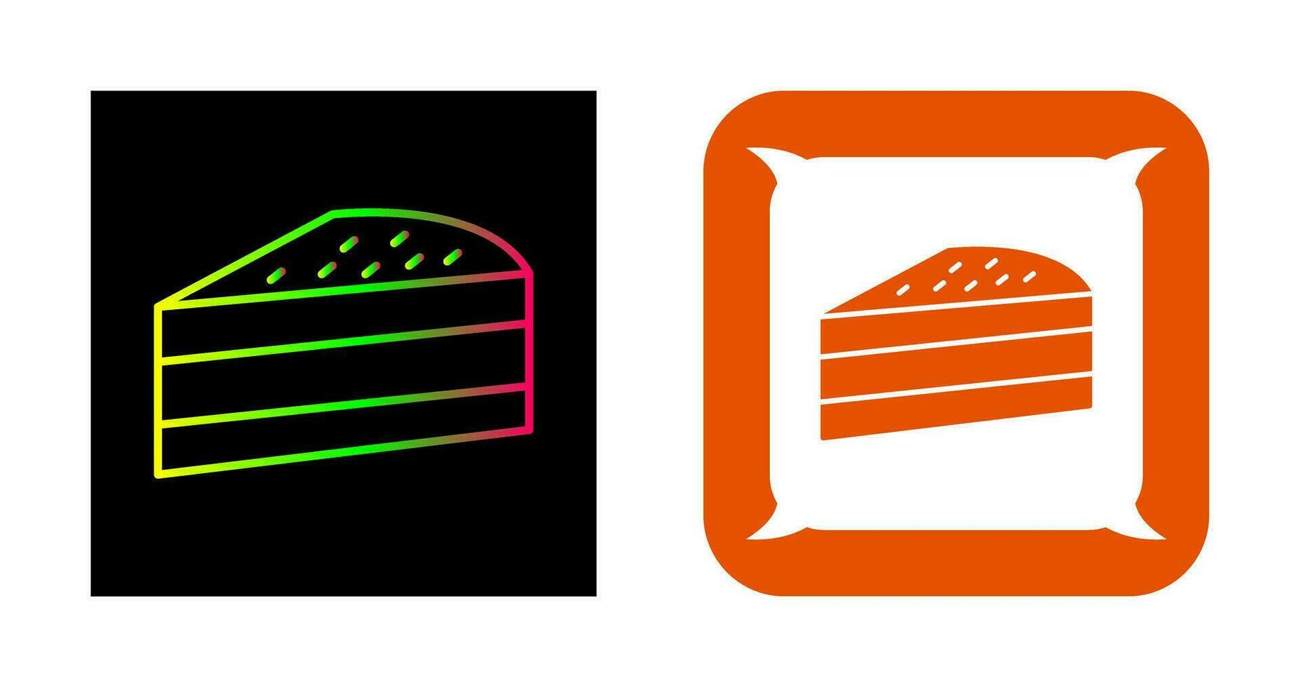 Cake Slice Vector Icon