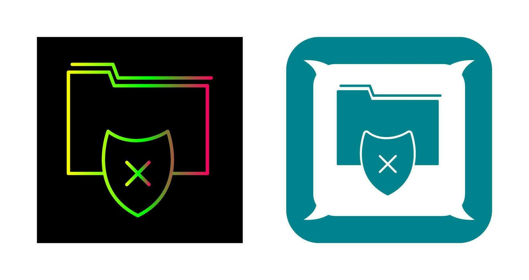 Vulnerable Folder Vector Icon