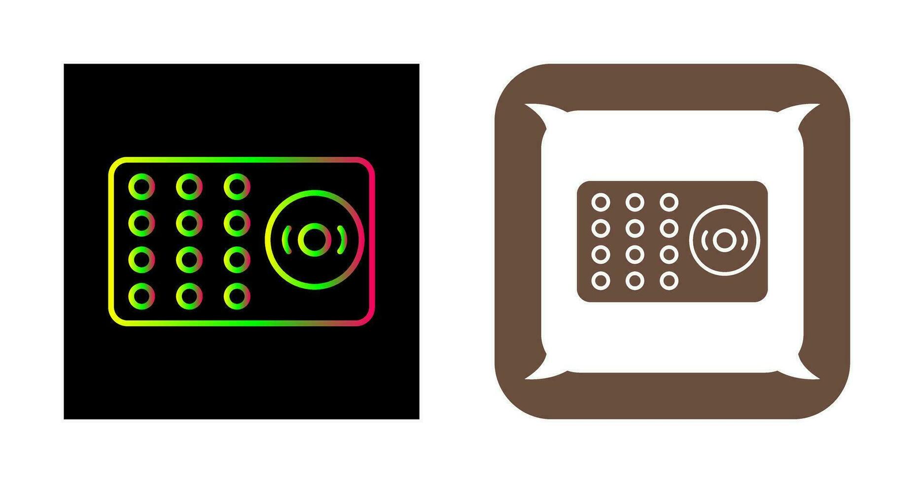 Unique Ring Alarm Vector Icon