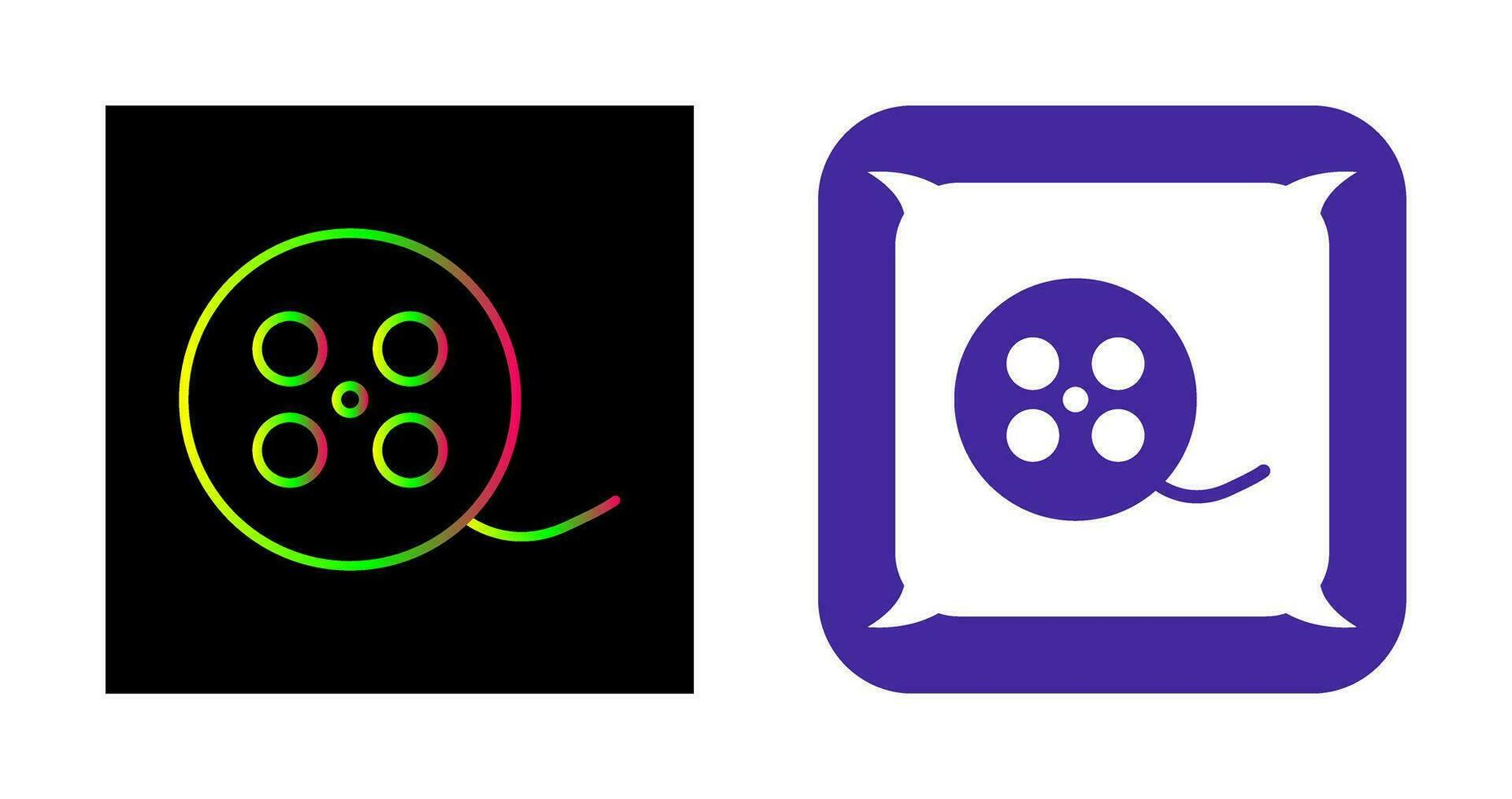 Reel Vector Icon
