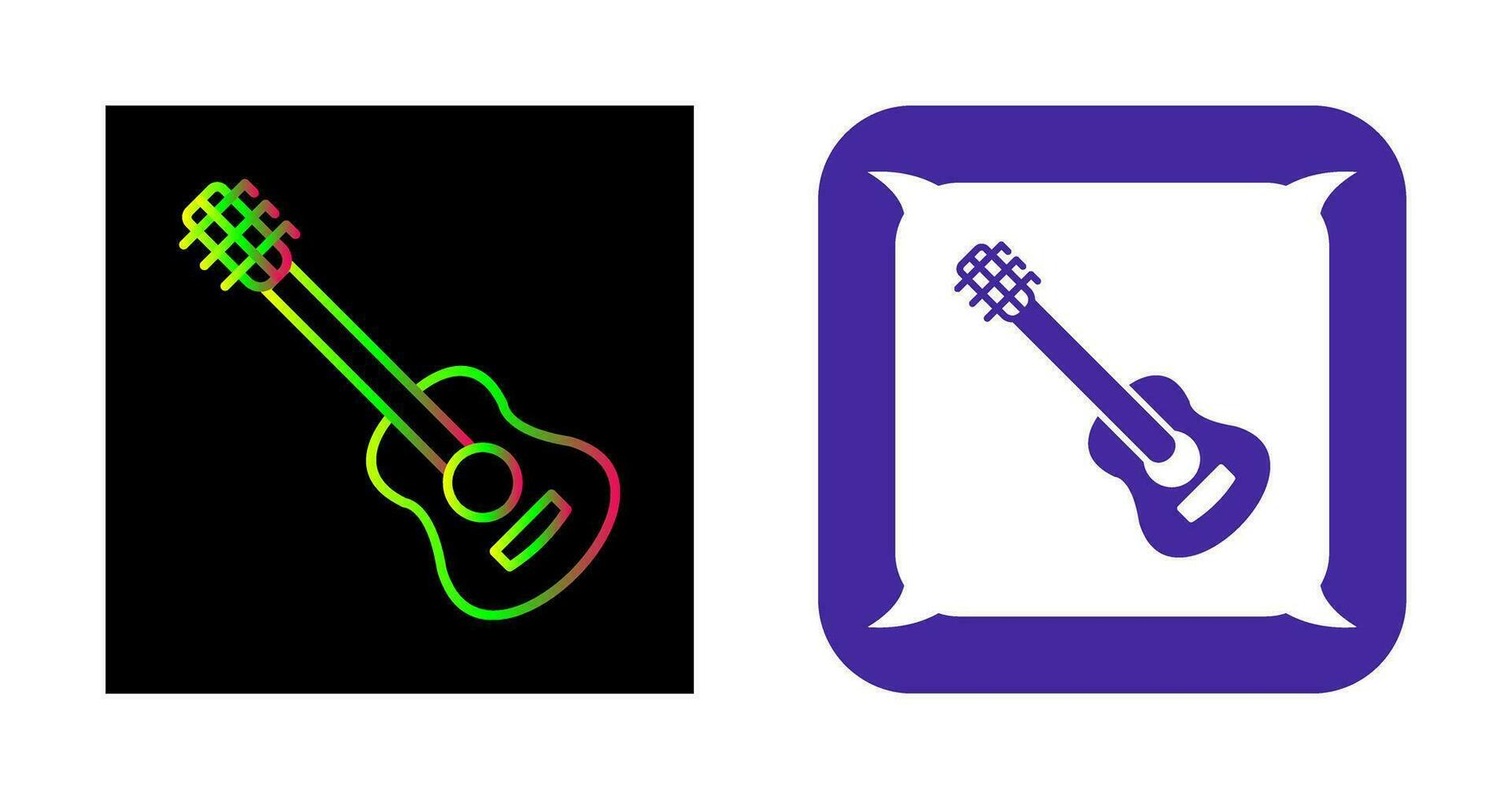 icono de vector de guitarra