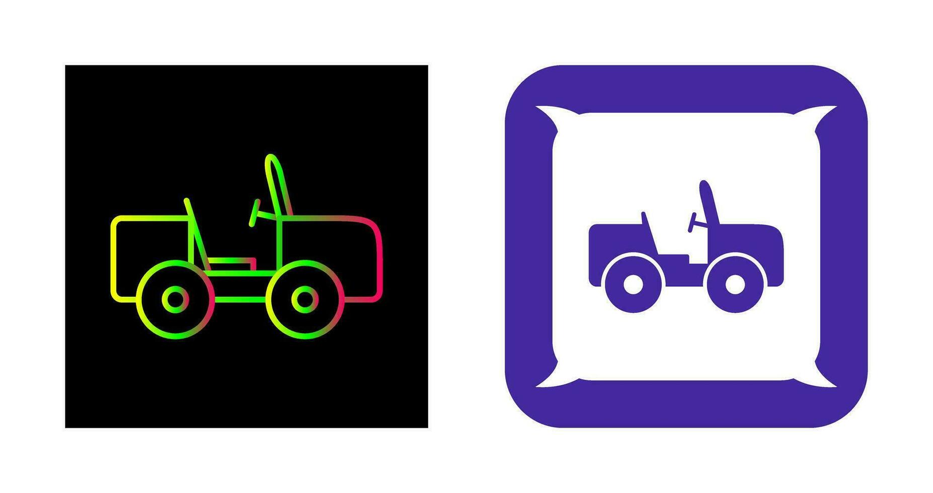 Safari Jeep Vector Icon