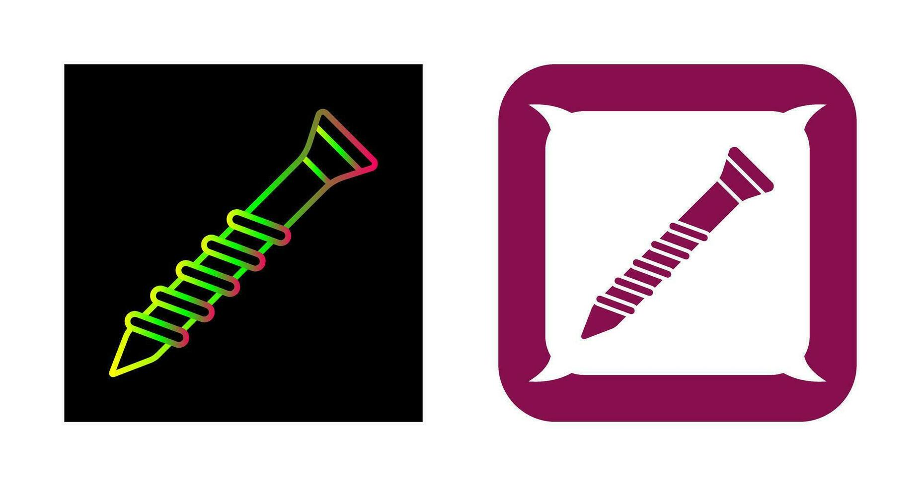 Screw Vector Icon