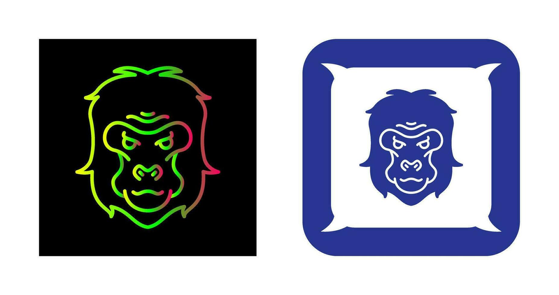 Gorilla Vector Icon