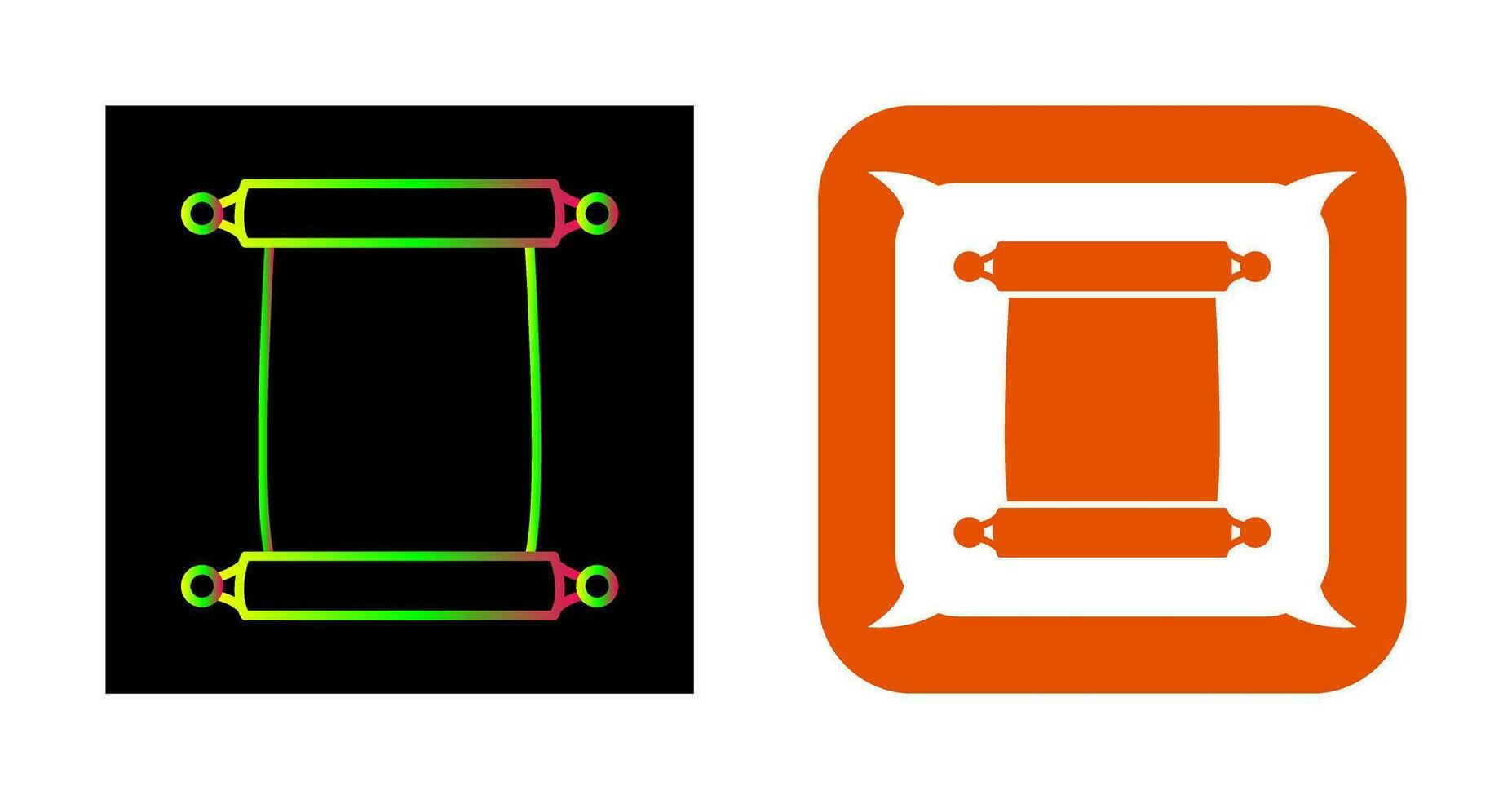 Scroll of Paper Vector Icon