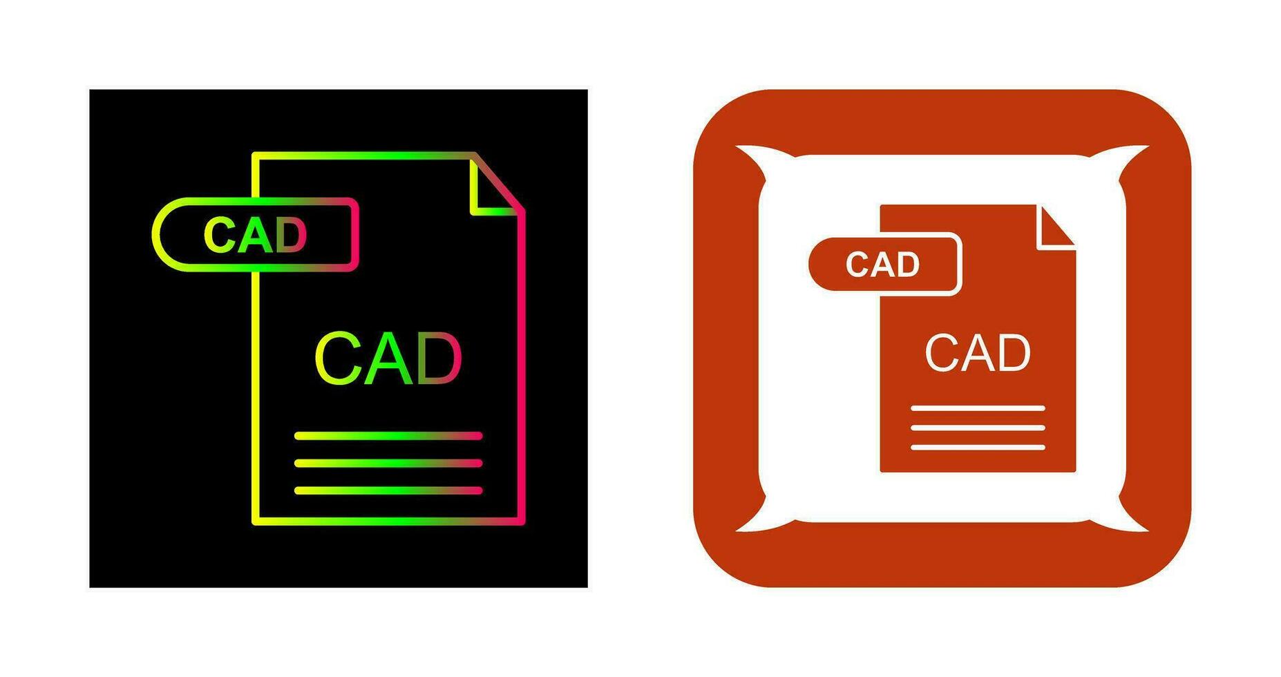 icono de vector de cad