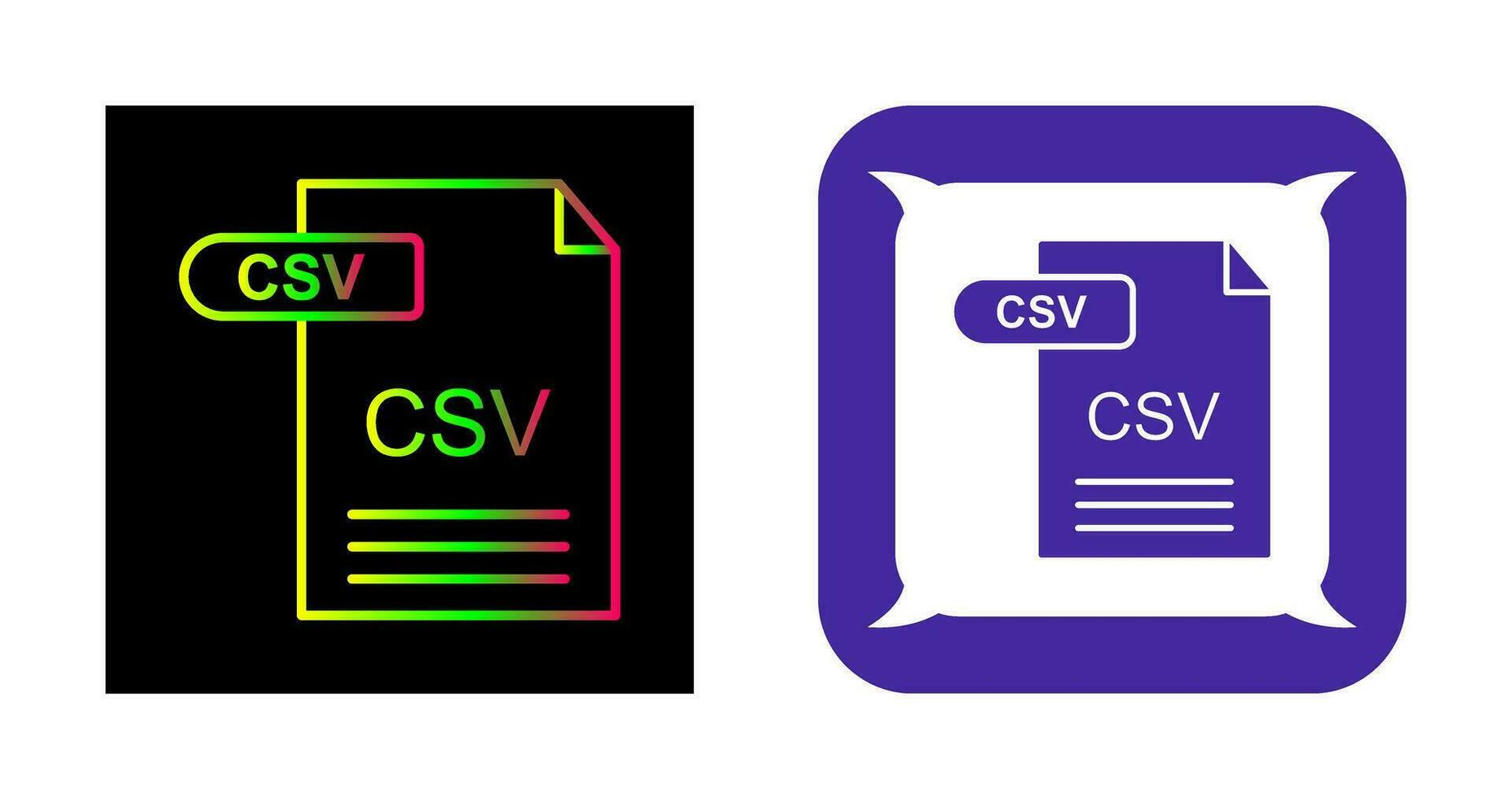 CSV Vector Icon