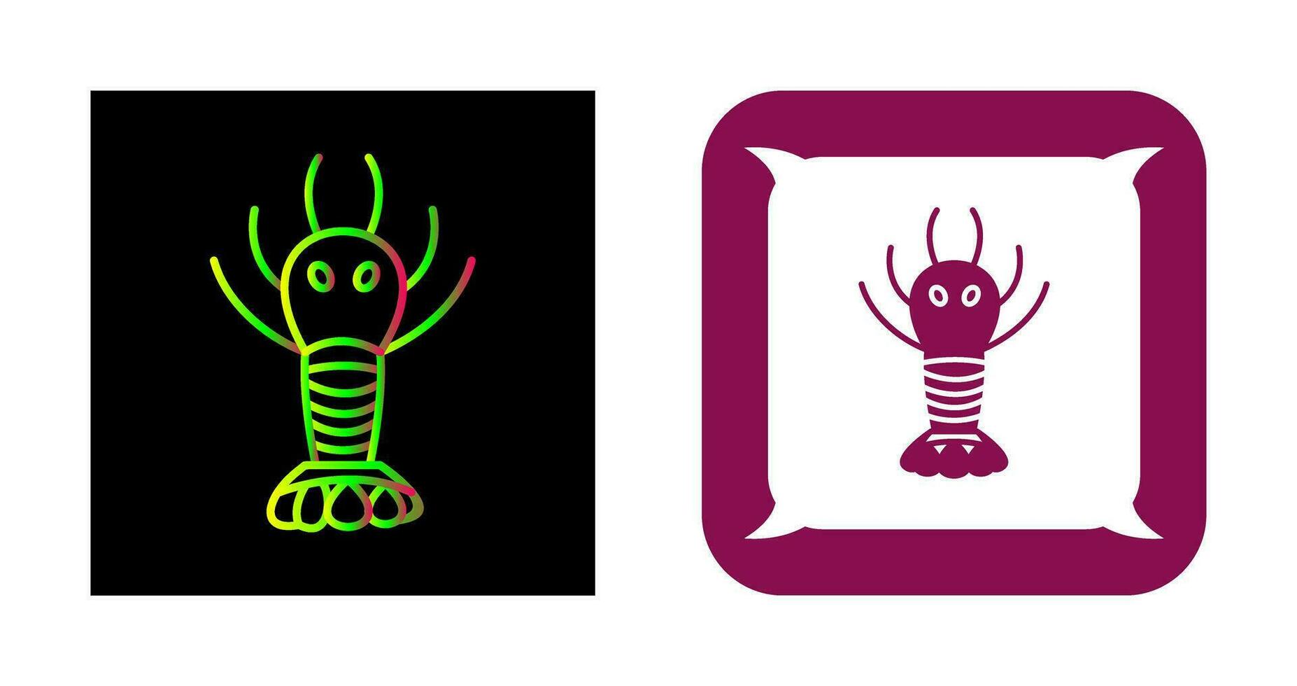 Lobster Vector Icon