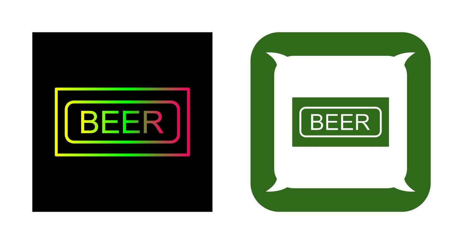 Beer Sign Vector Icon