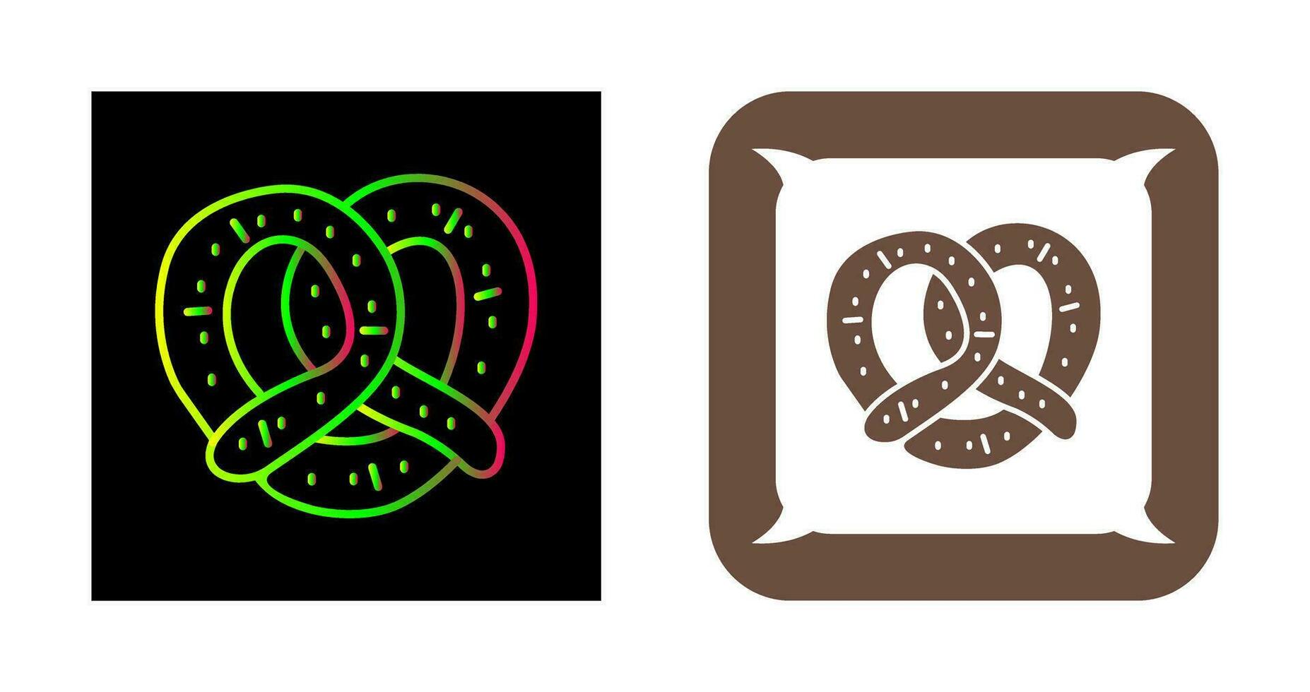 Pretzel Vector Icon