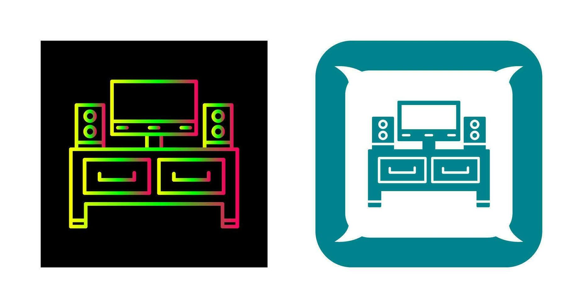 icono de vector de television