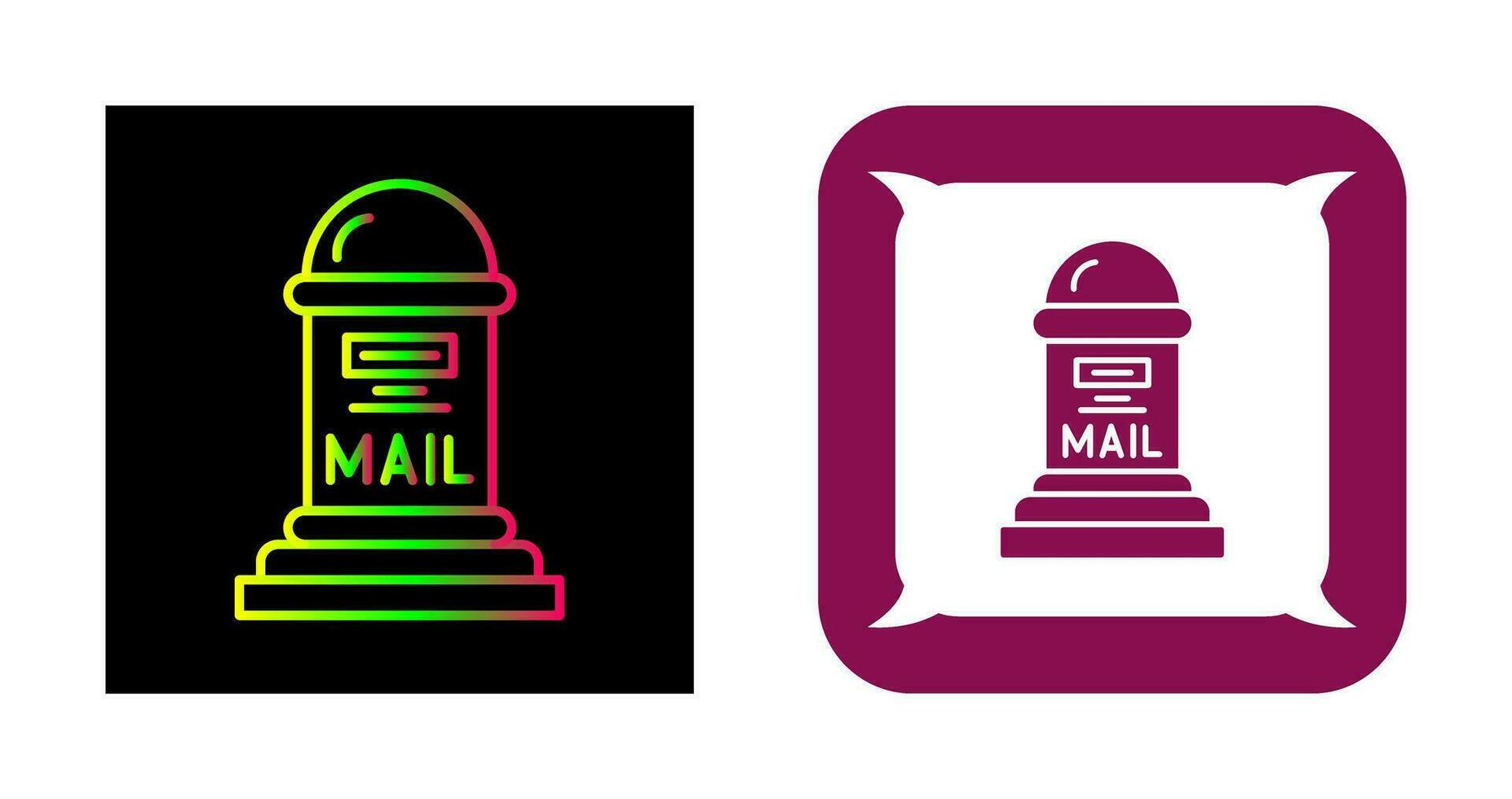 Mail Box Vector Icon