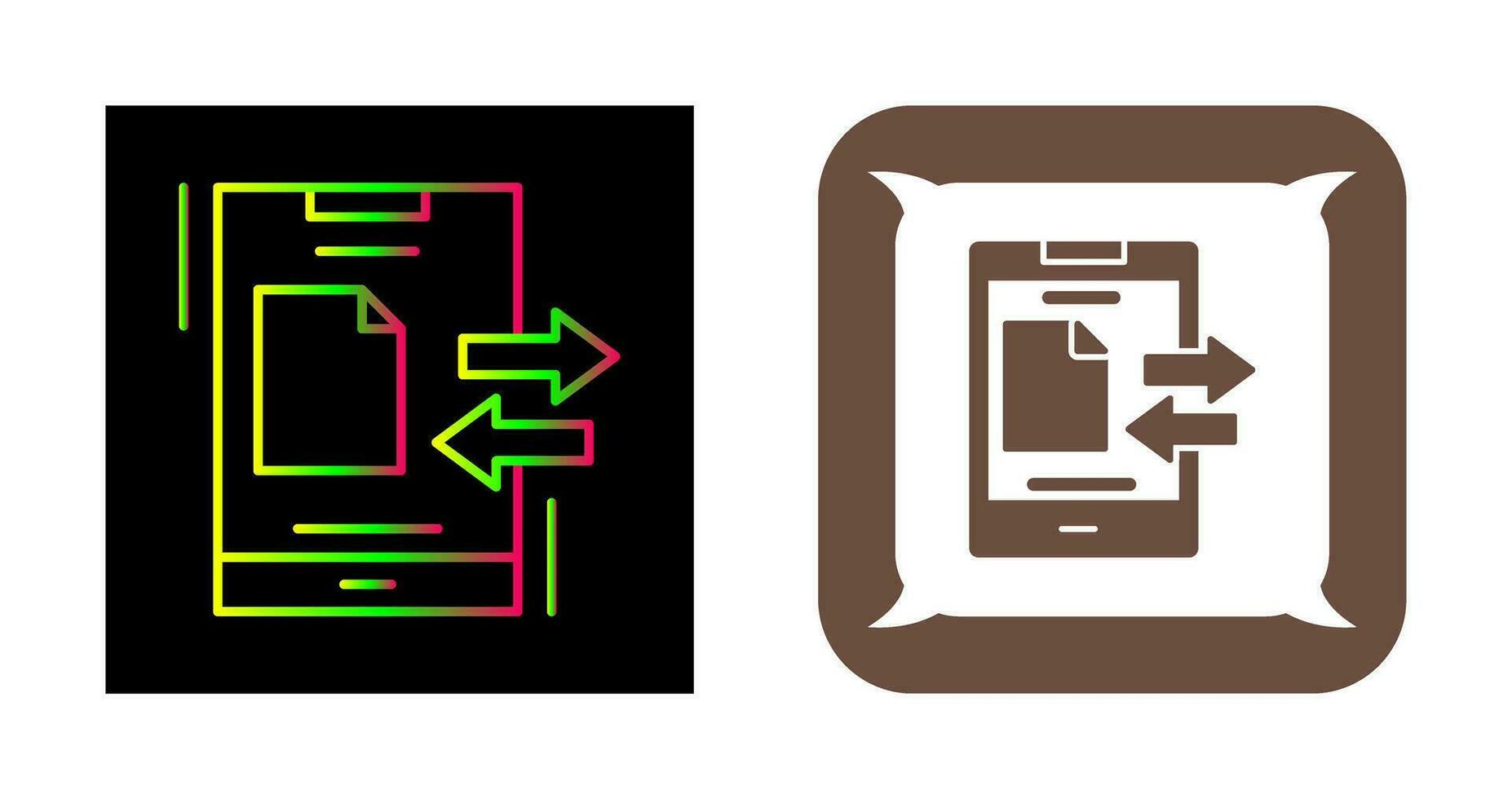 Data Transfer Vector Icon