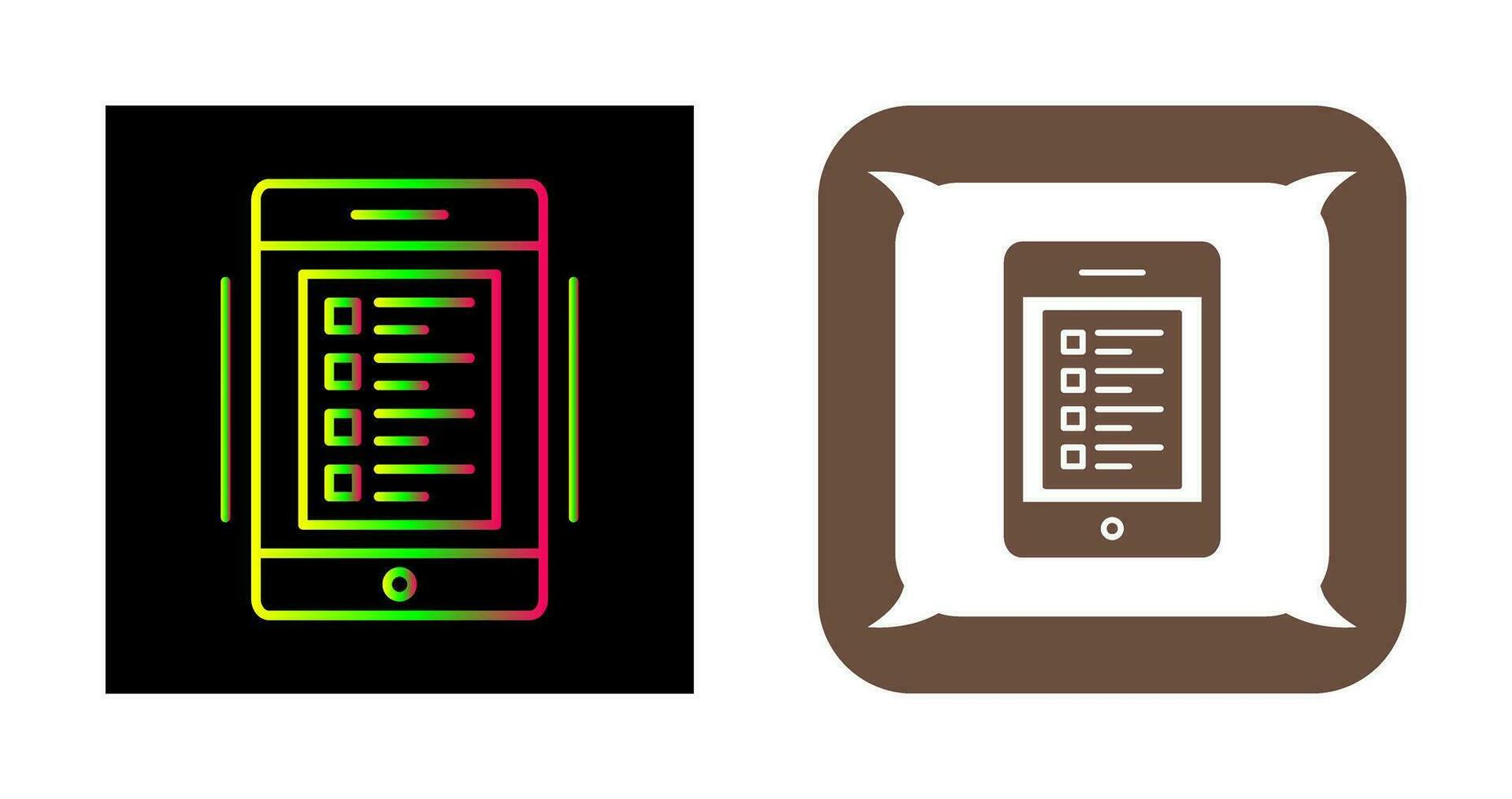 icono de vector de prueba en línea