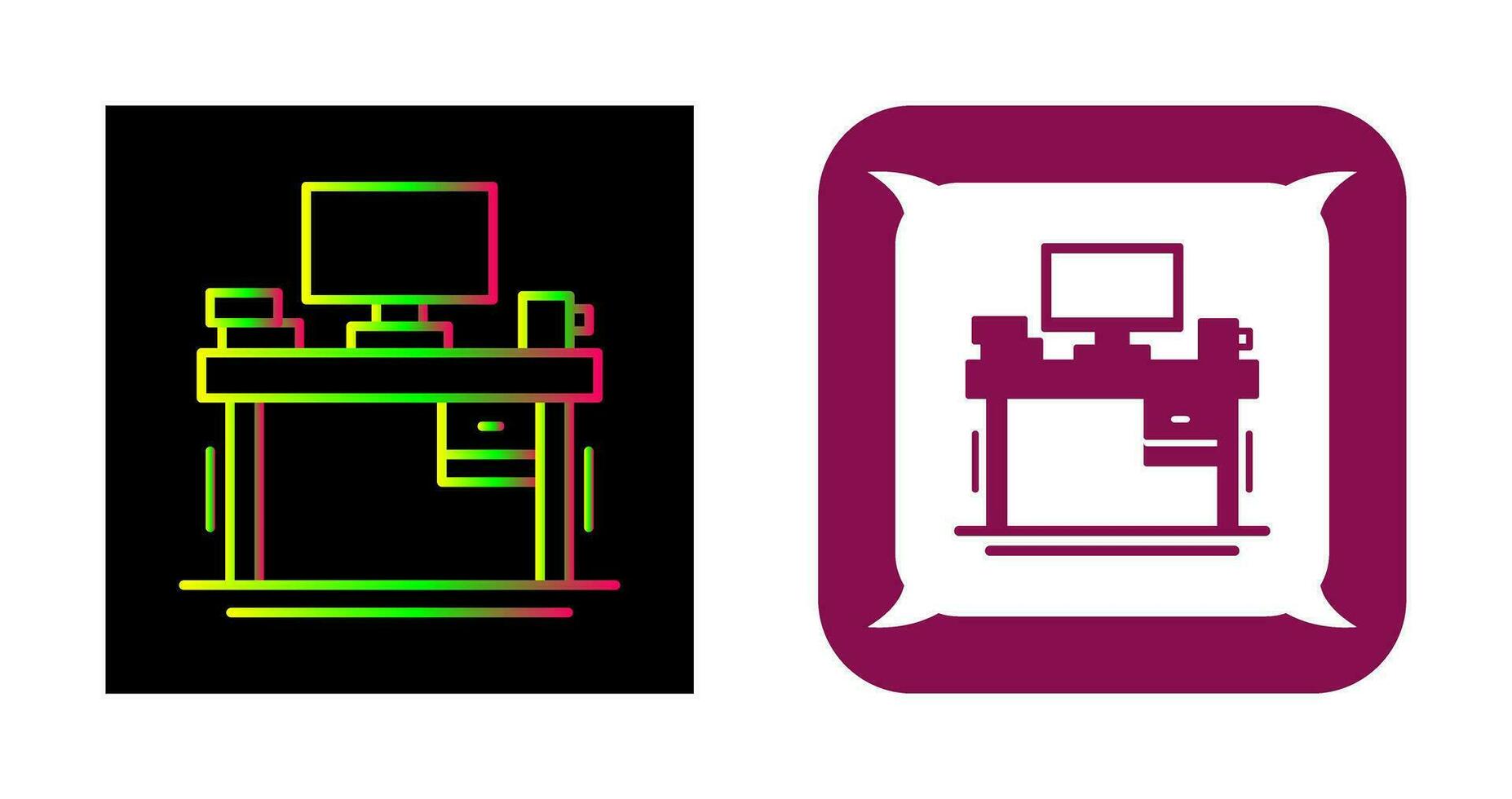 Desk Vector Icon