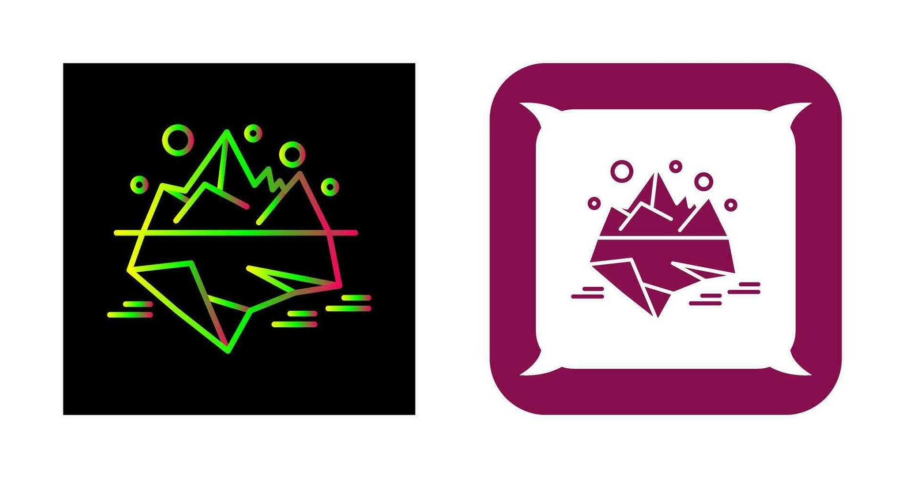 Iceberg Vector Icon