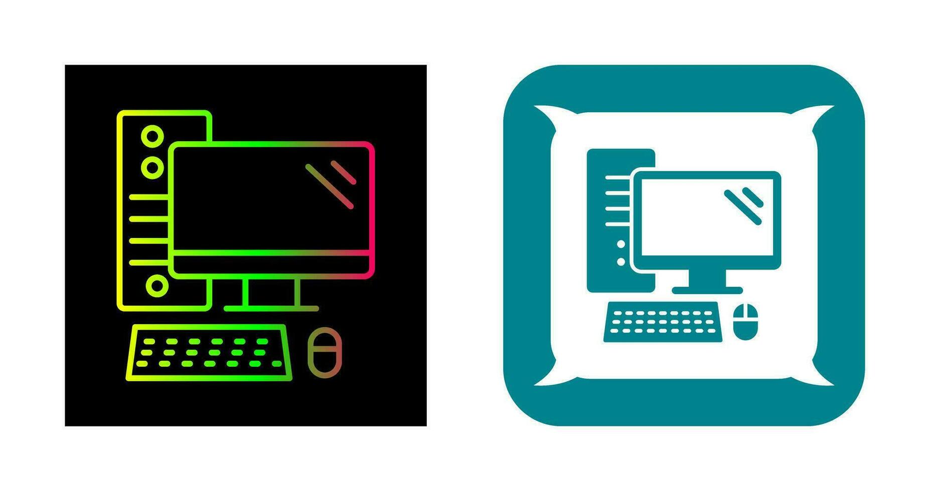 Computer Vector Icon