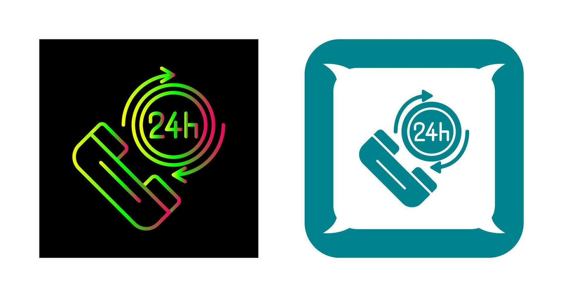 24h Vector Icon