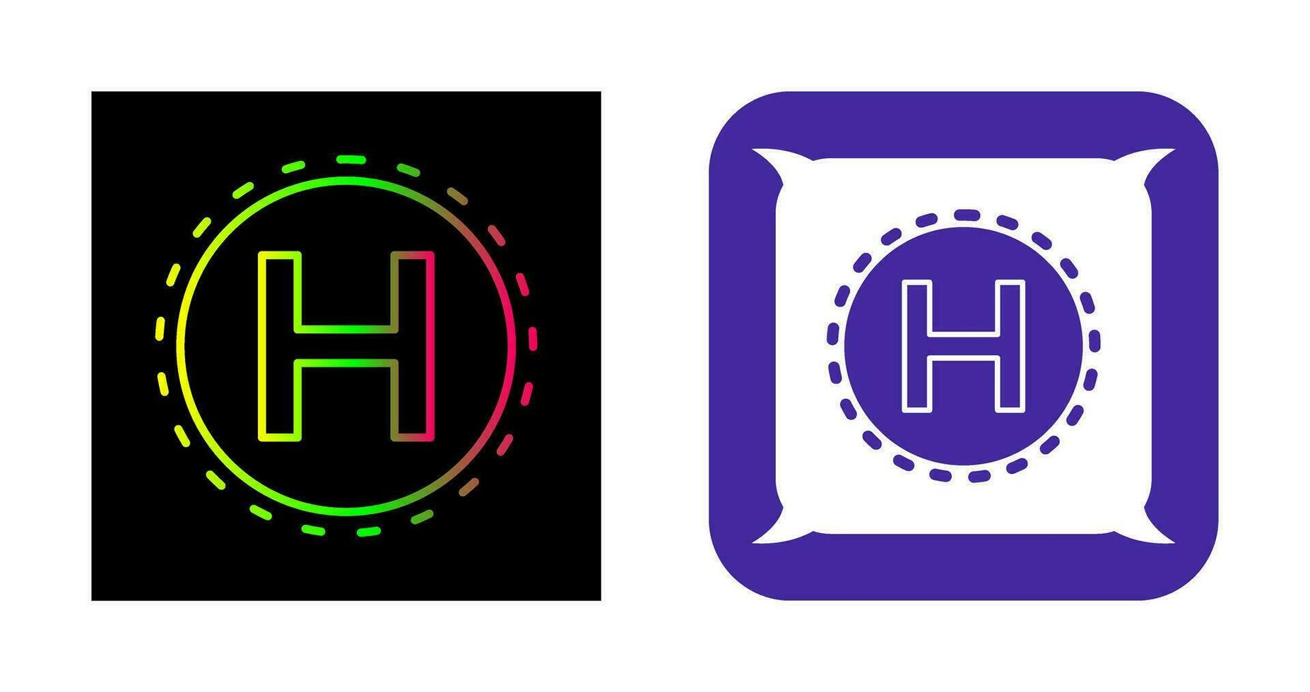Helipad Vector Icon