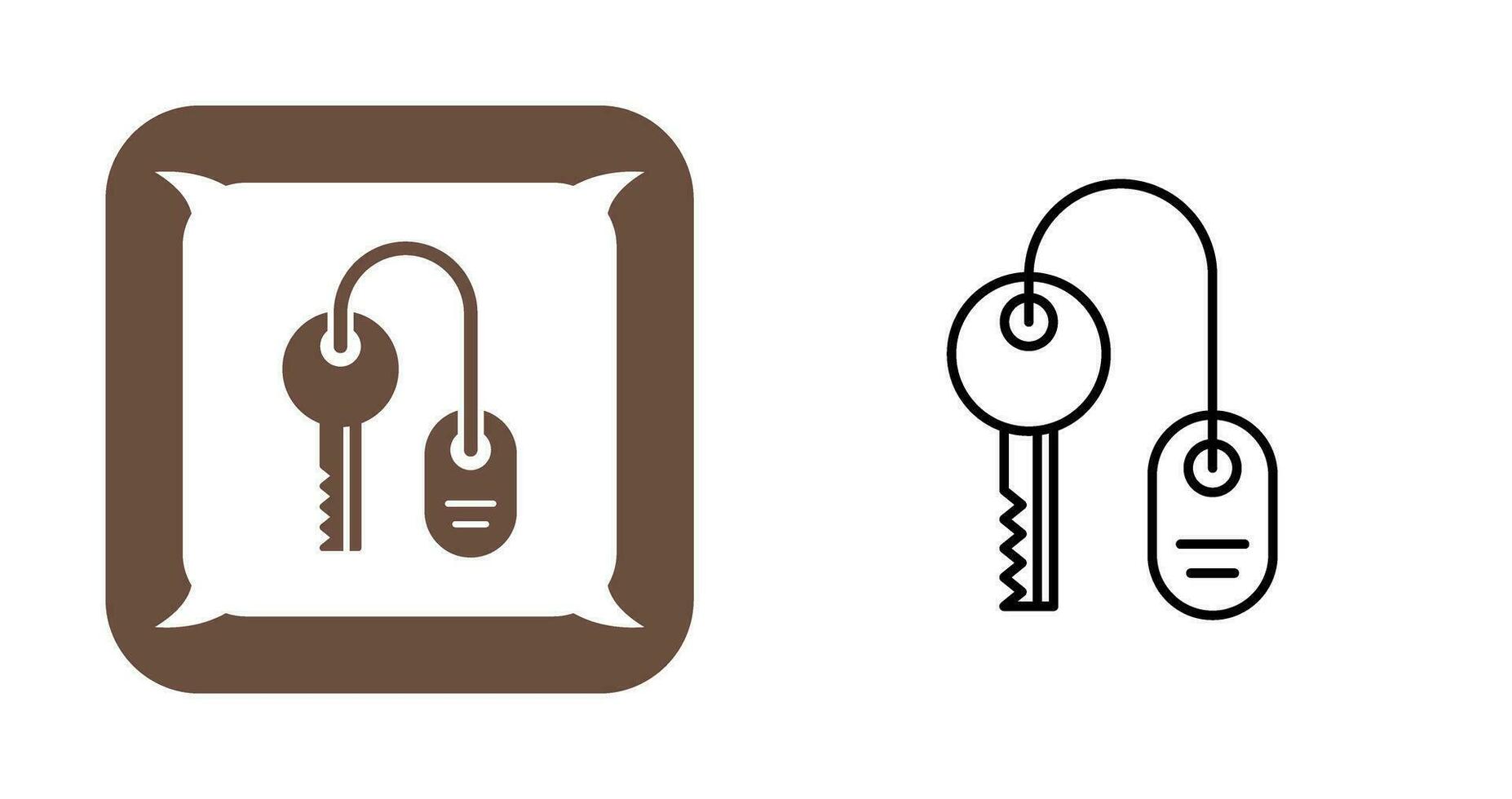 Room key Vector Icon