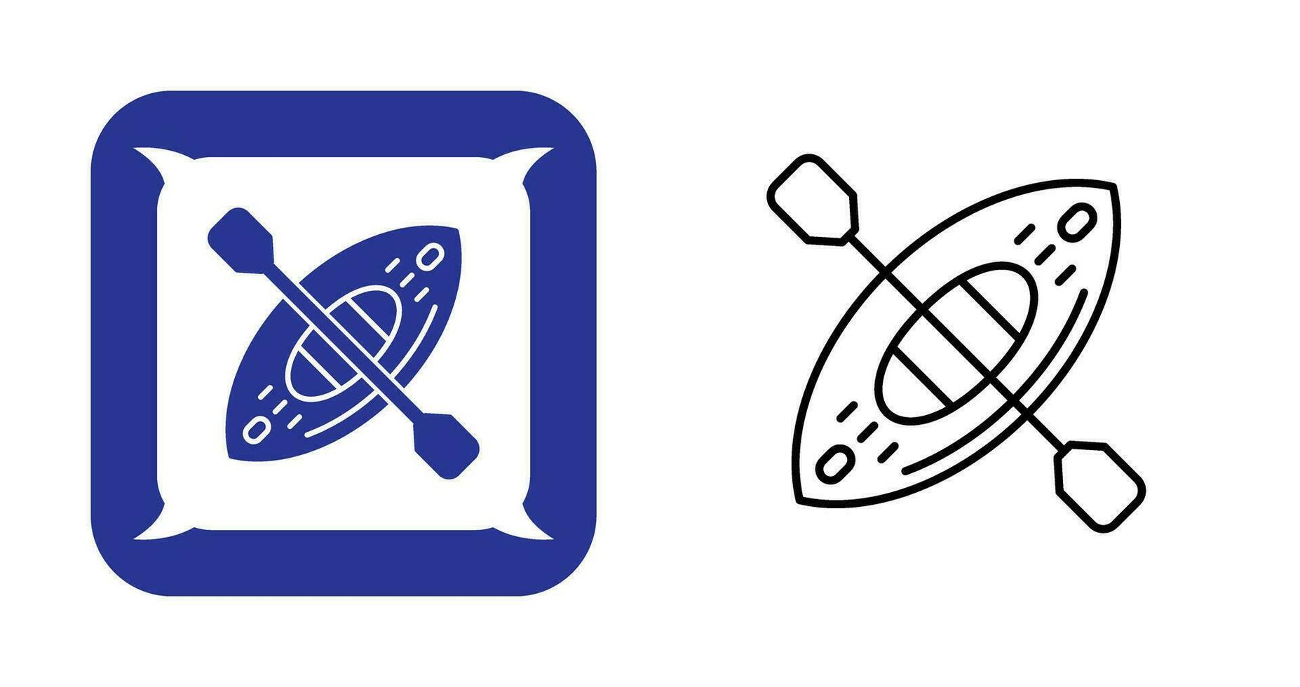 Kayak Vector Icon
