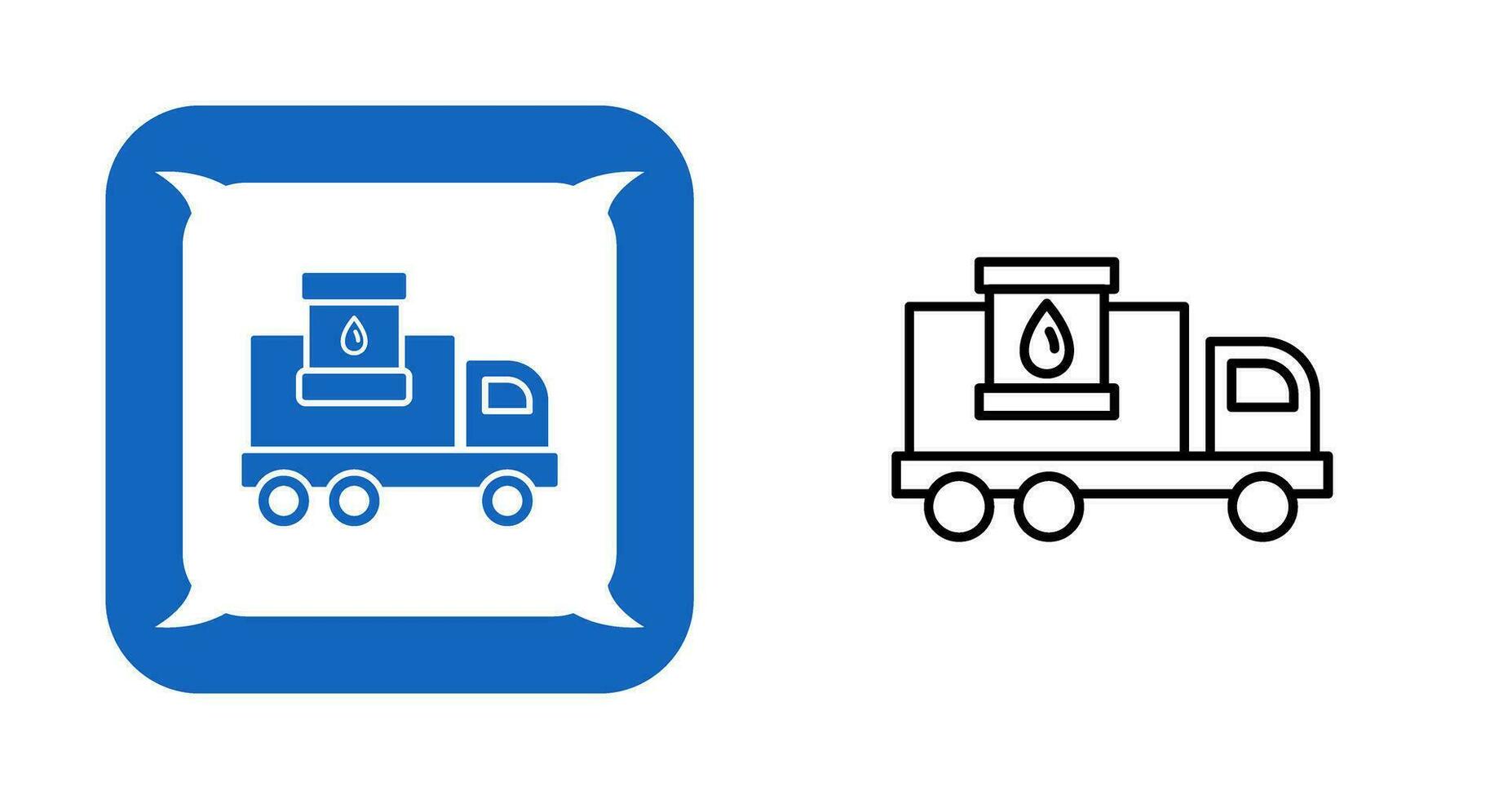 Fuel Truck Vector Icon