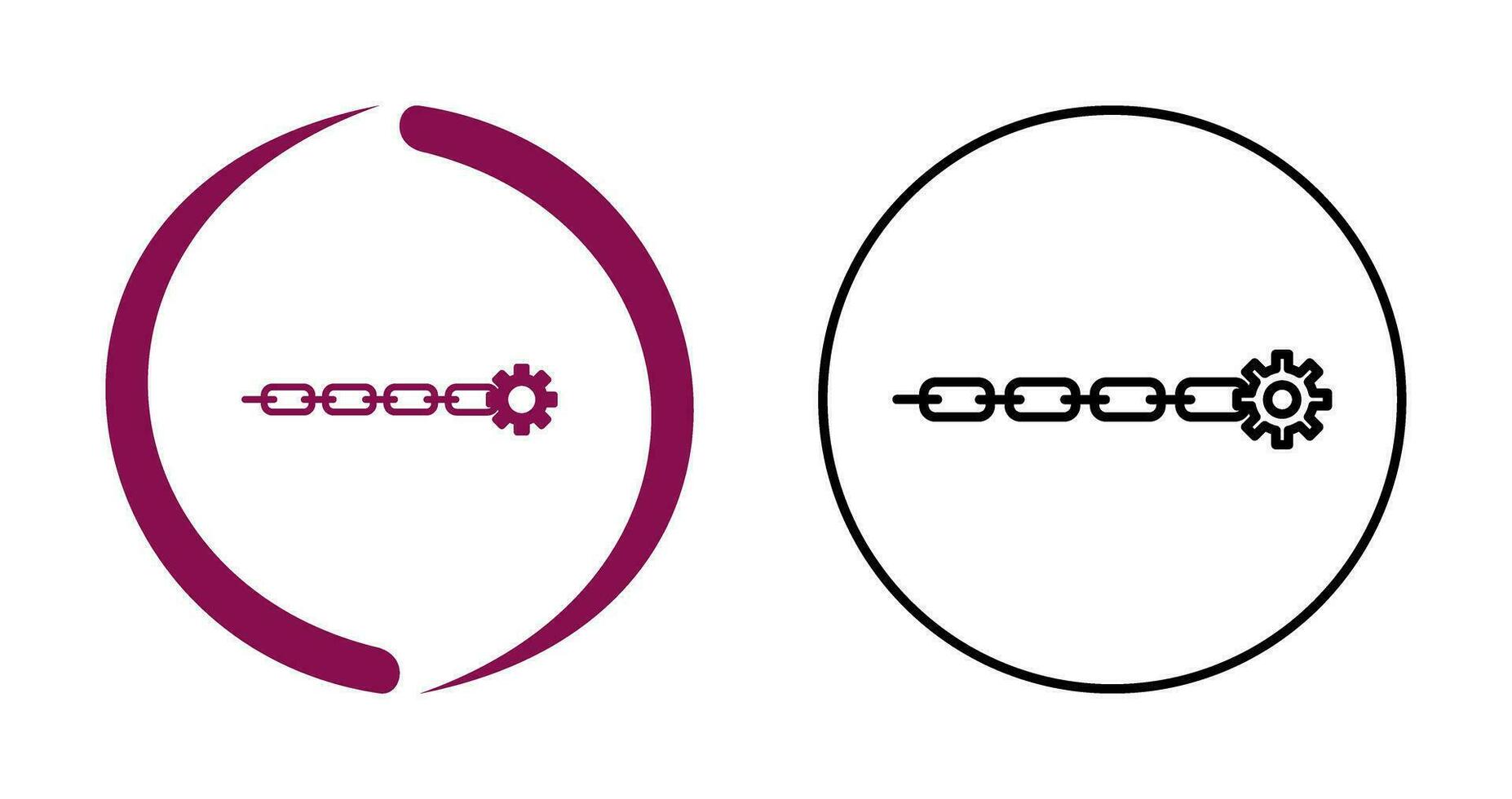 Unique Link Sales Vector Icon