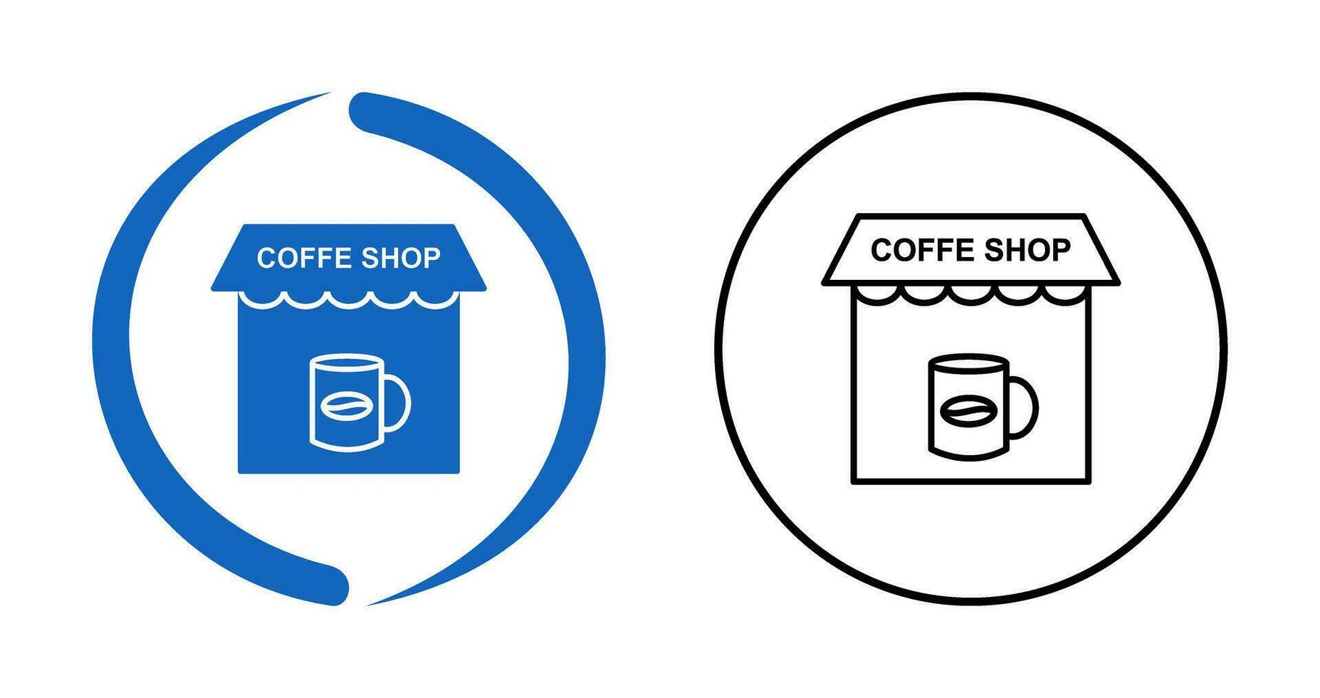 Coffee Shop Vector Icon