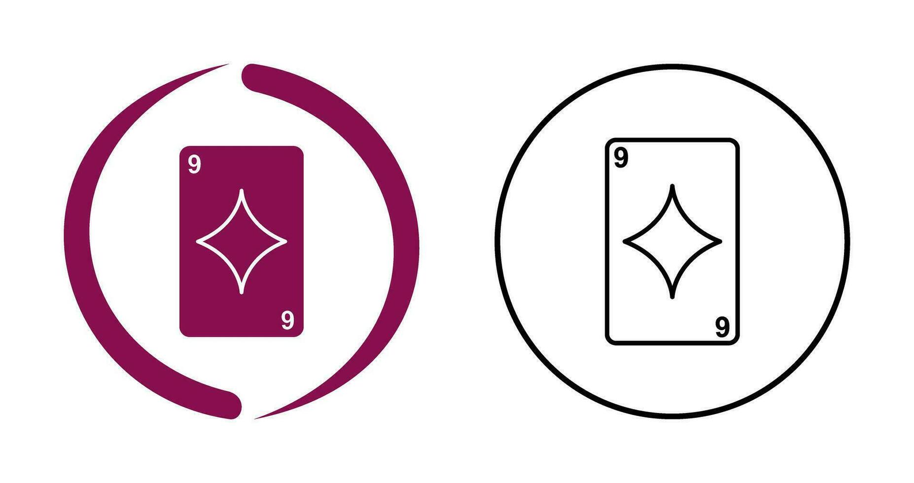 Diamonds Card Vector Icon