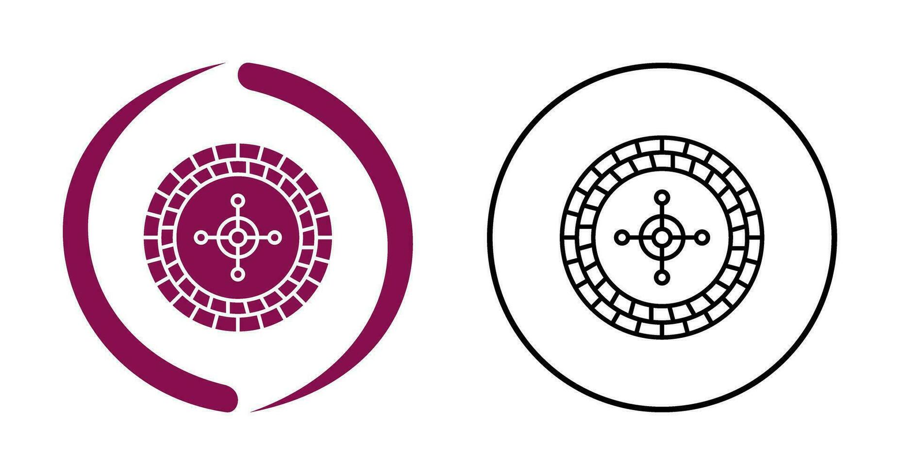 Roulette Vector Icon