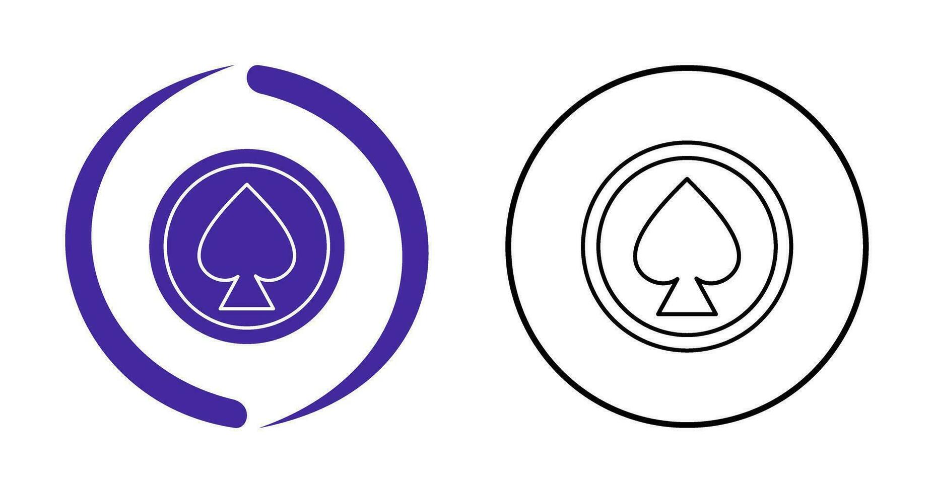 Unique Spade Vector Icon