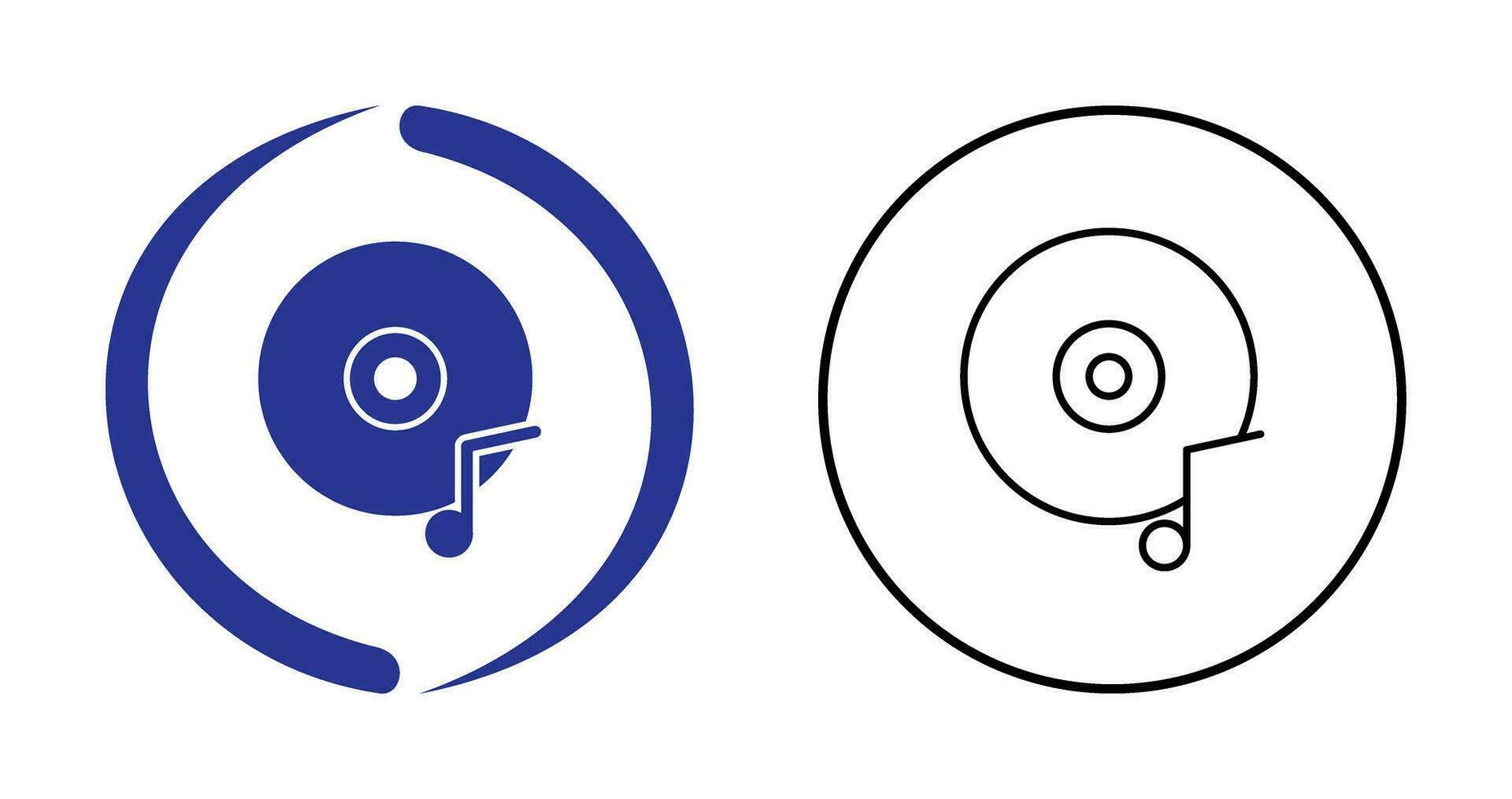 Music CD Vector Icon