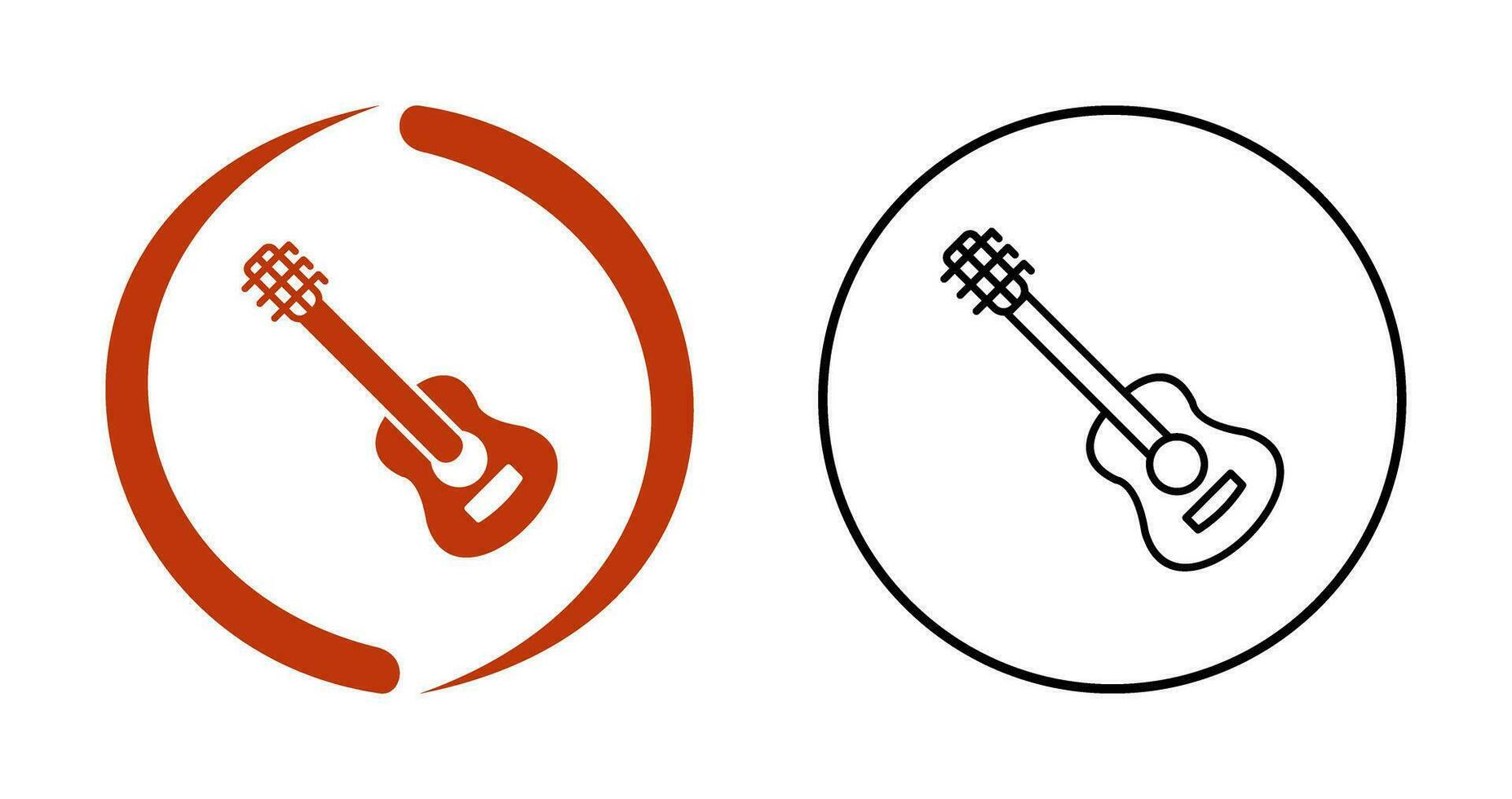 icono de vector de guitarra