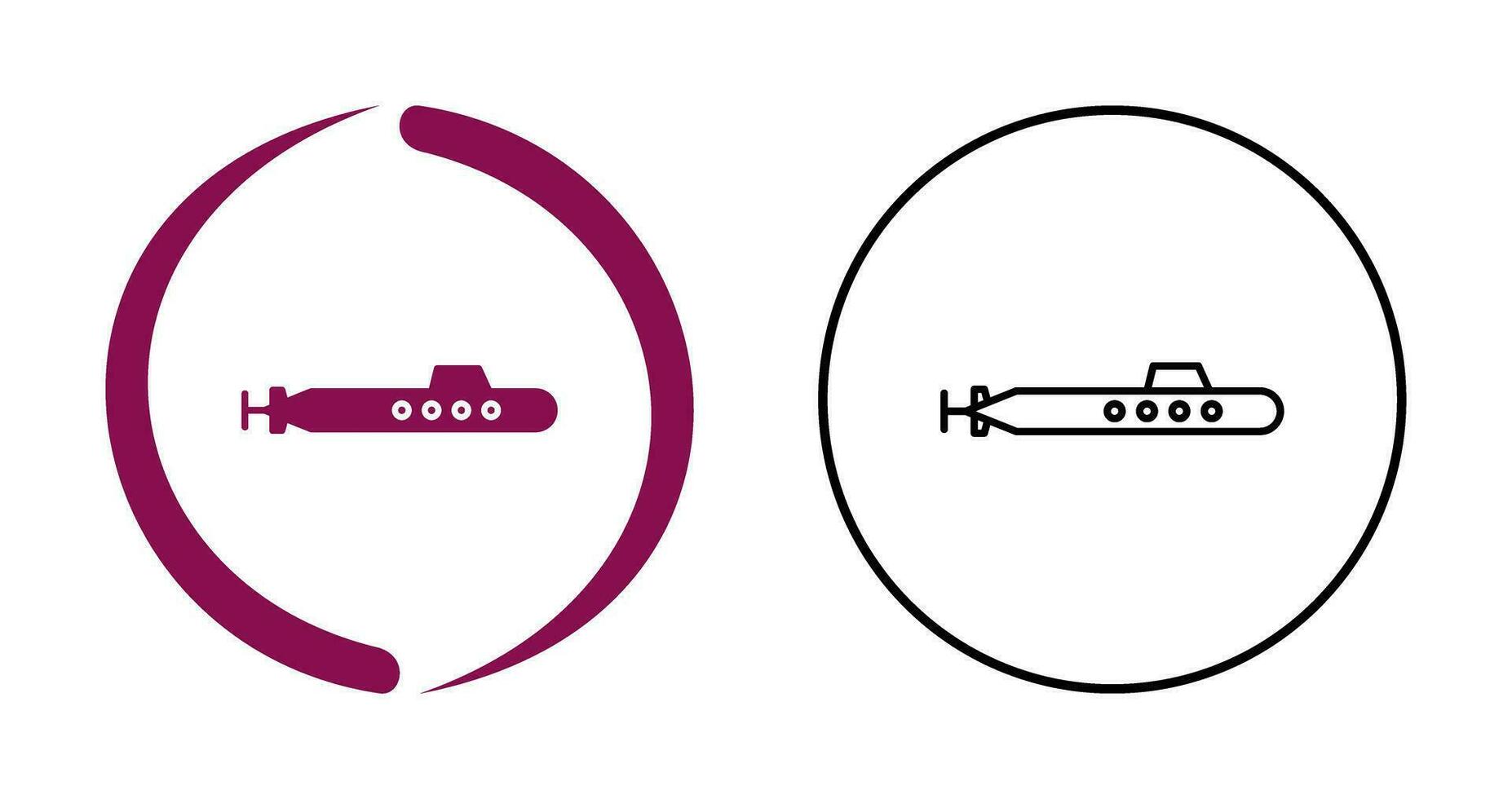 Submarine Vector Icon