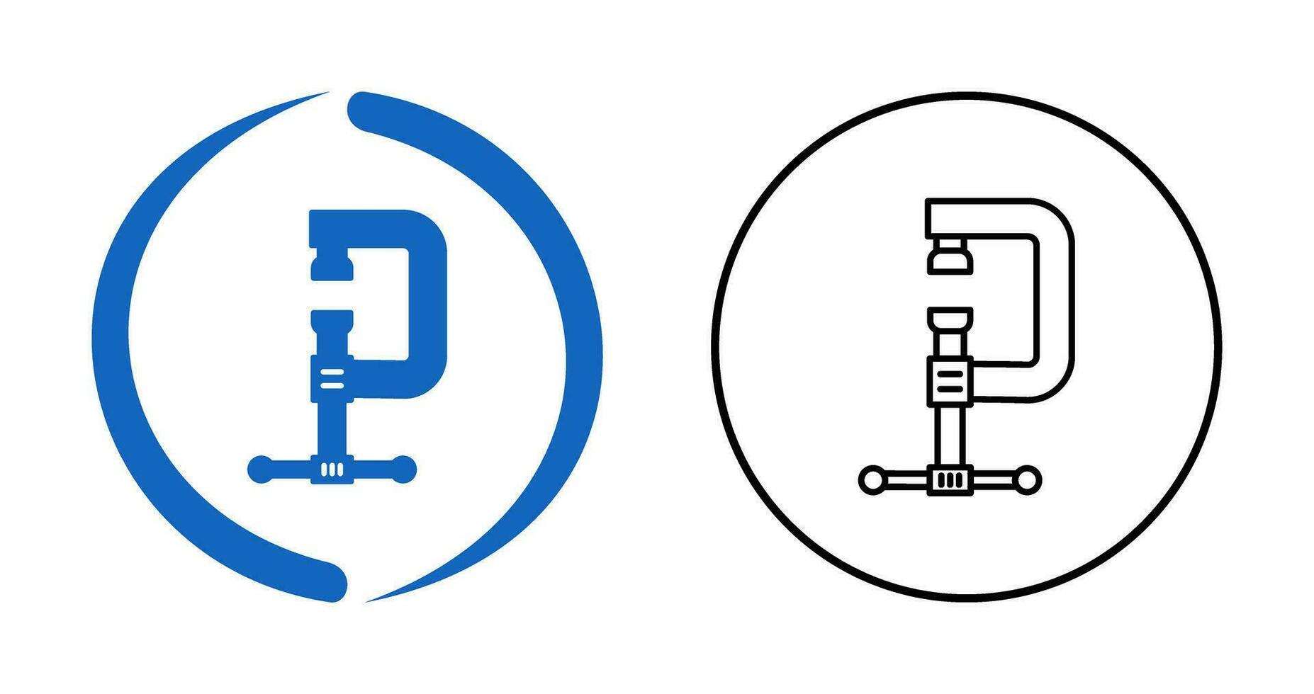 Clamp Vector Icon