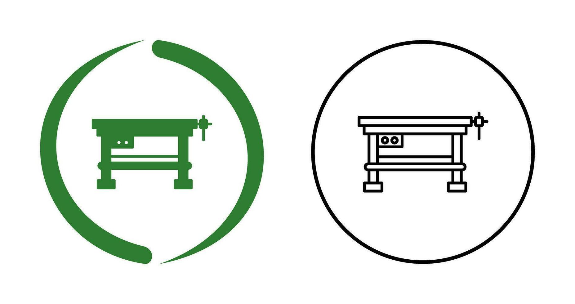 Work Bench Vector Icon