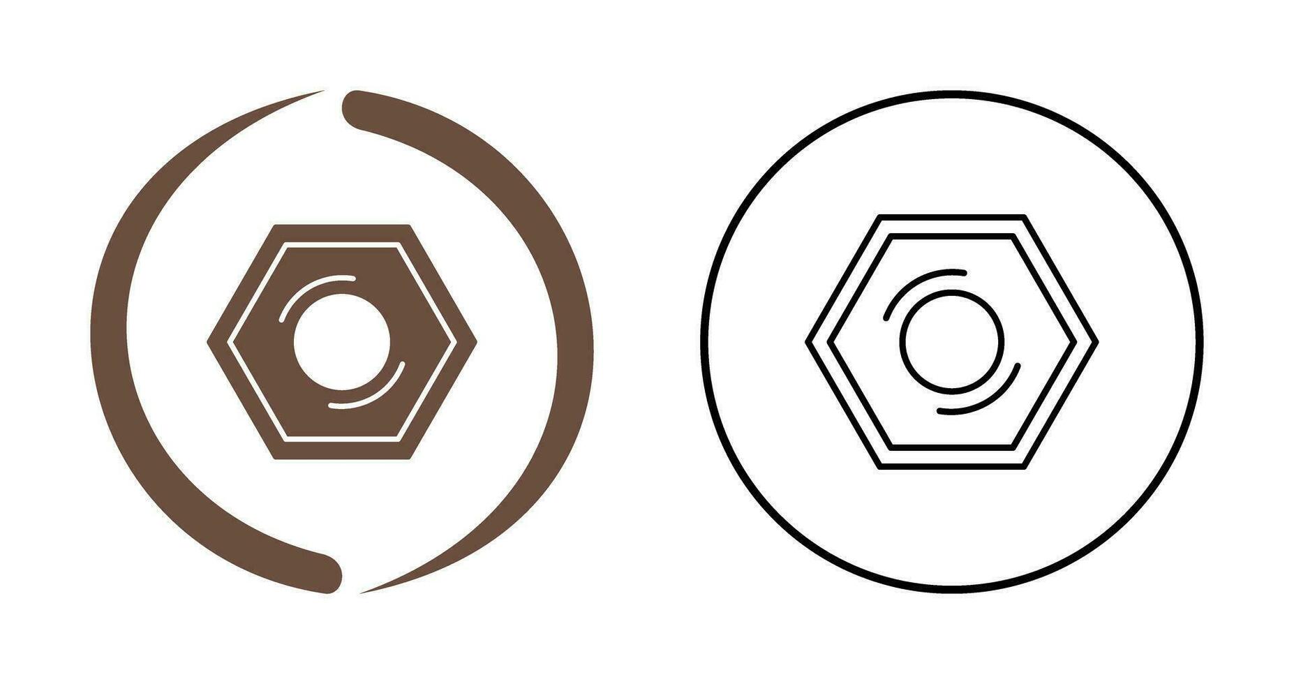 Nut Vector Icon