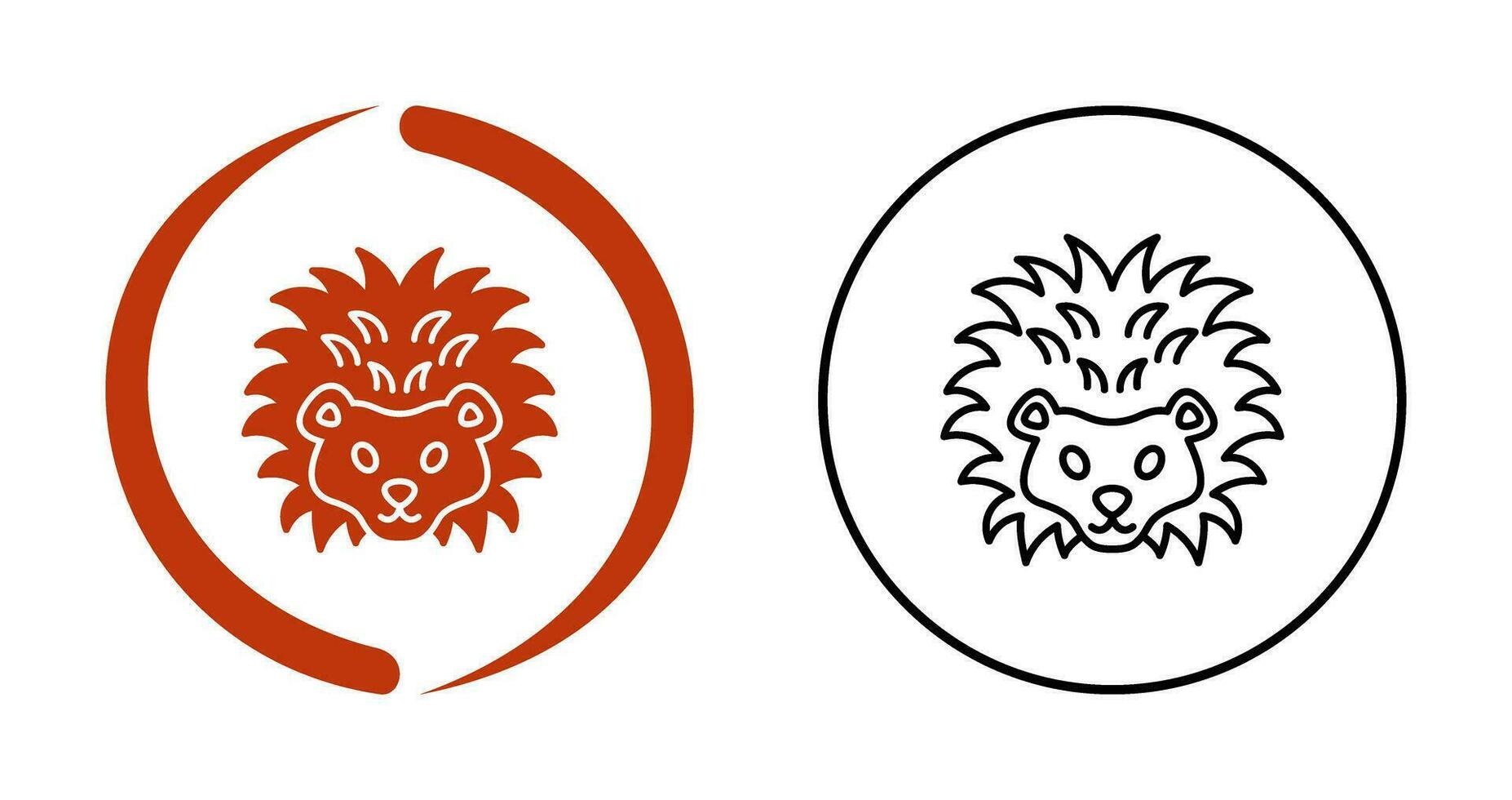 Hedgehog Vector Icon