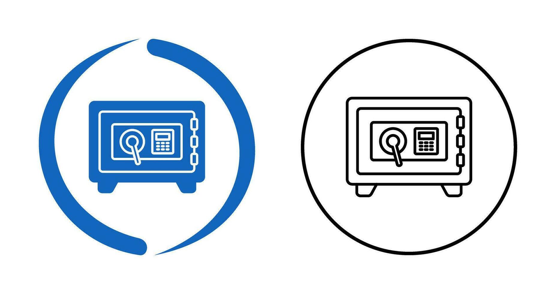 Safe Box Vector Icon