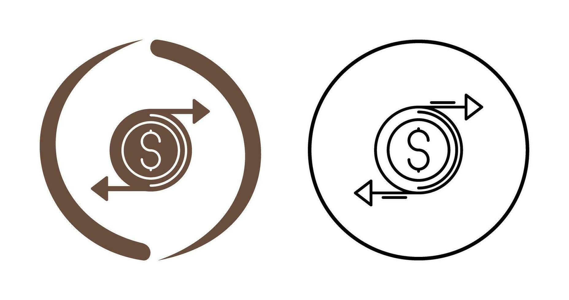 Money Flow Vector Icon