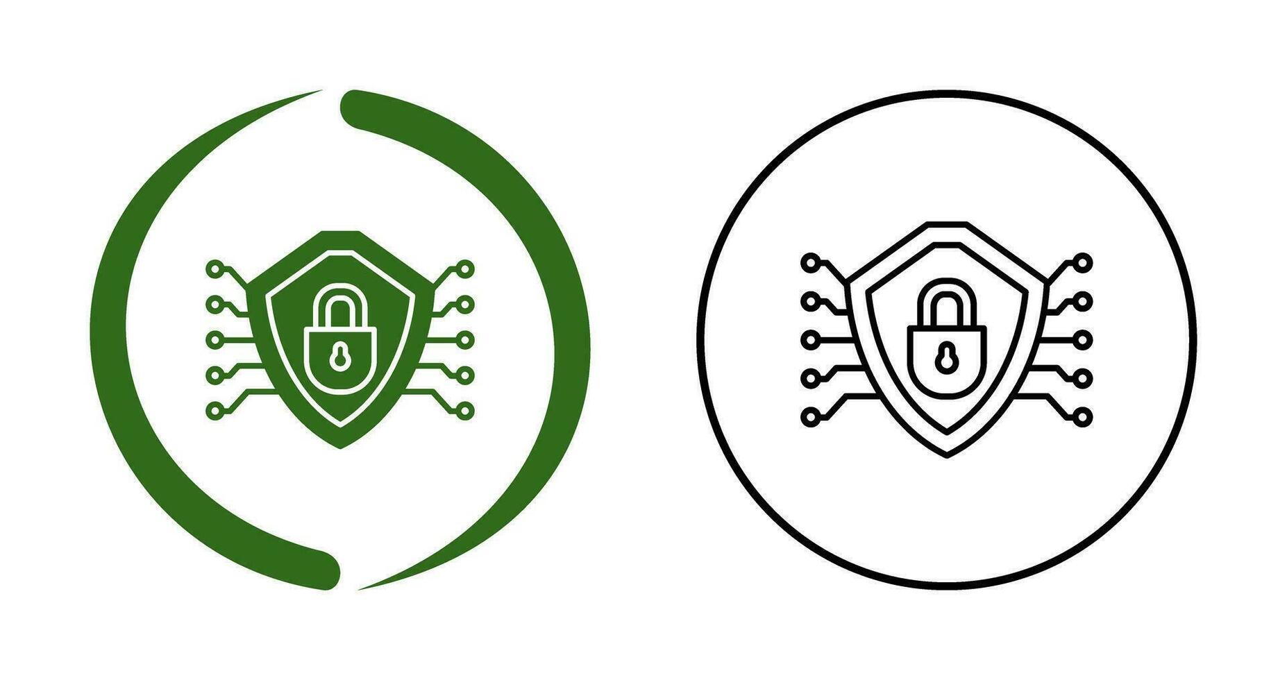 Cyber Security Vector Icon