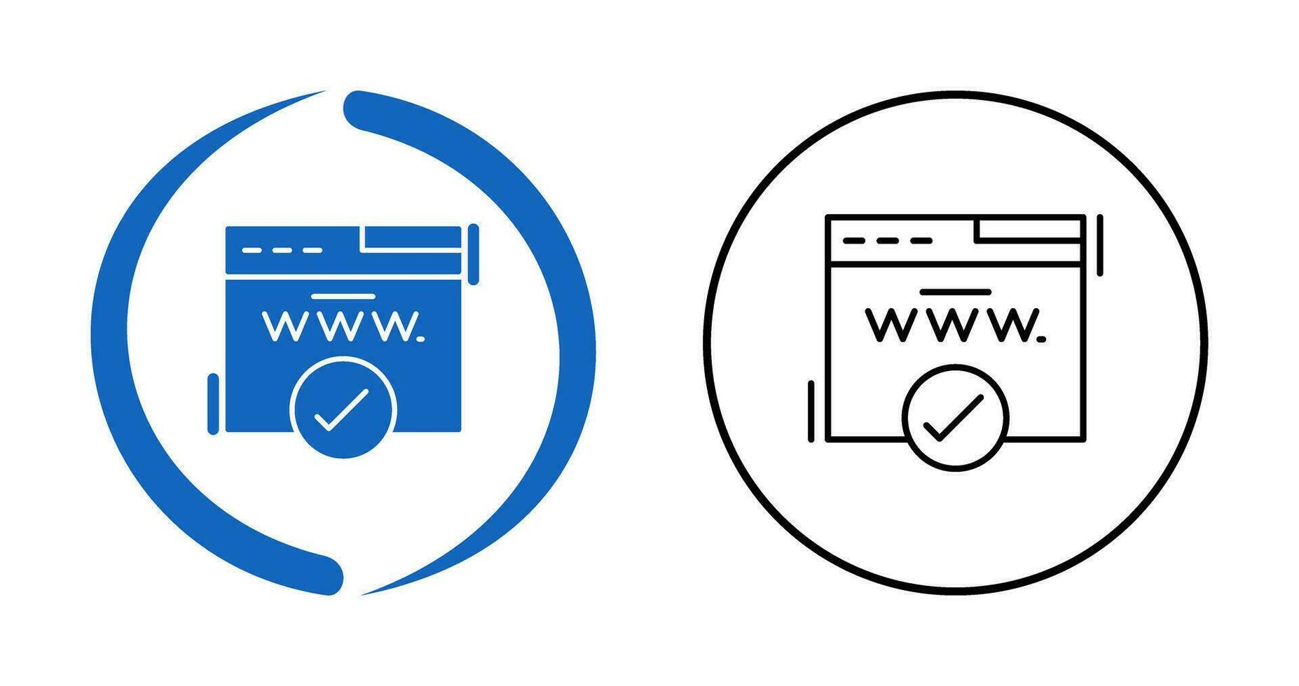 Domain Vector Icon