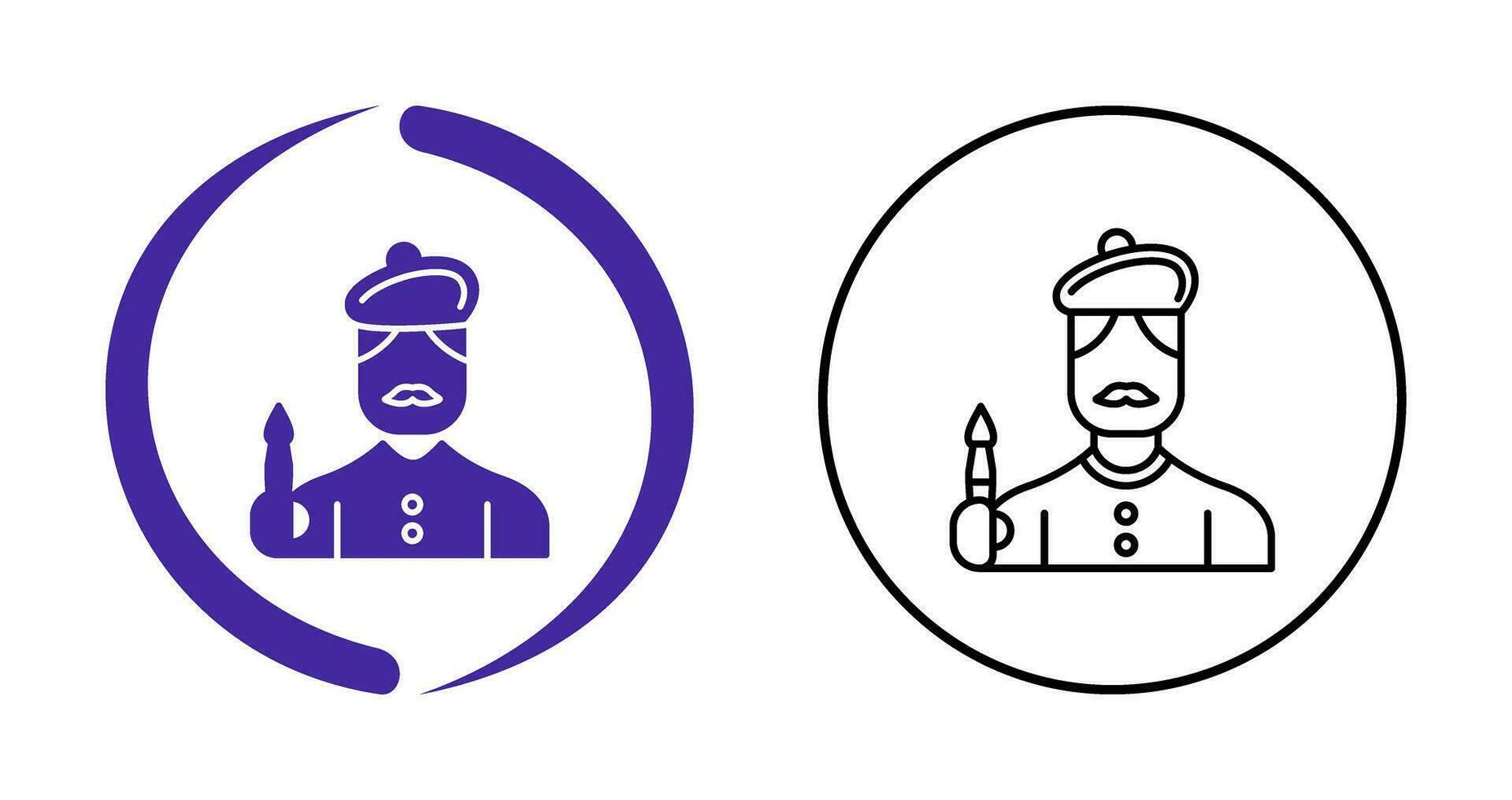 Artist Vector Icon
