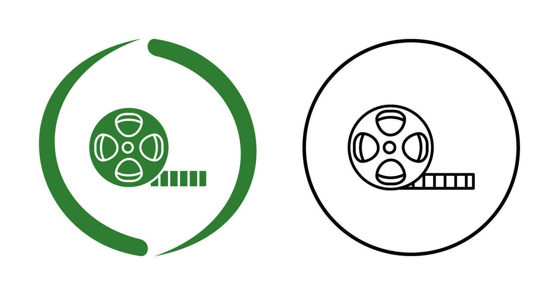 Film Reel Vector Icon