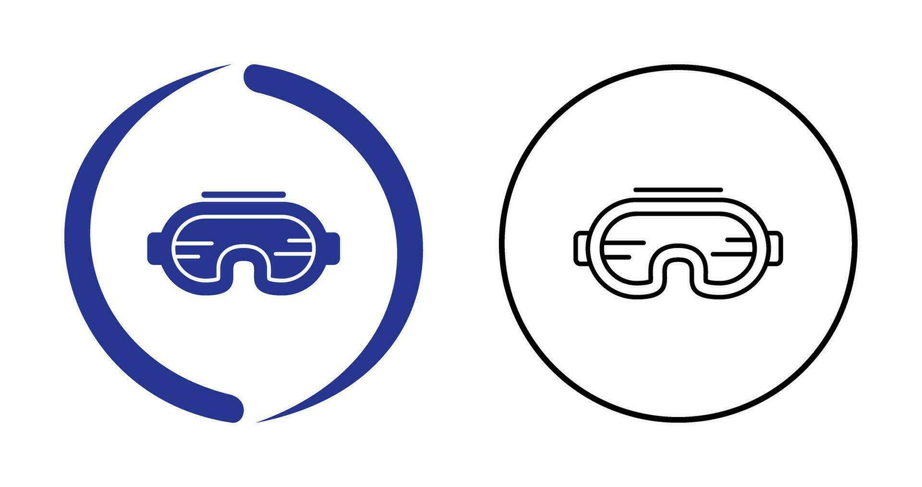 icono de vector de gafas